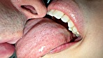 【個人撮影】横山夏希の肉厚舌ディープキス＆ツバ鼻吸い 画像7