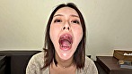 シーン1：【個人撮影】彩川ゆめの喉チン触り＆開口器Wピース