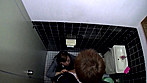 会社のトイレで自撮りエロ写メする同僚のOLを目撃！戸惑う僕に、照れた彼女が声をかけてきて･･･ サンプル画像20