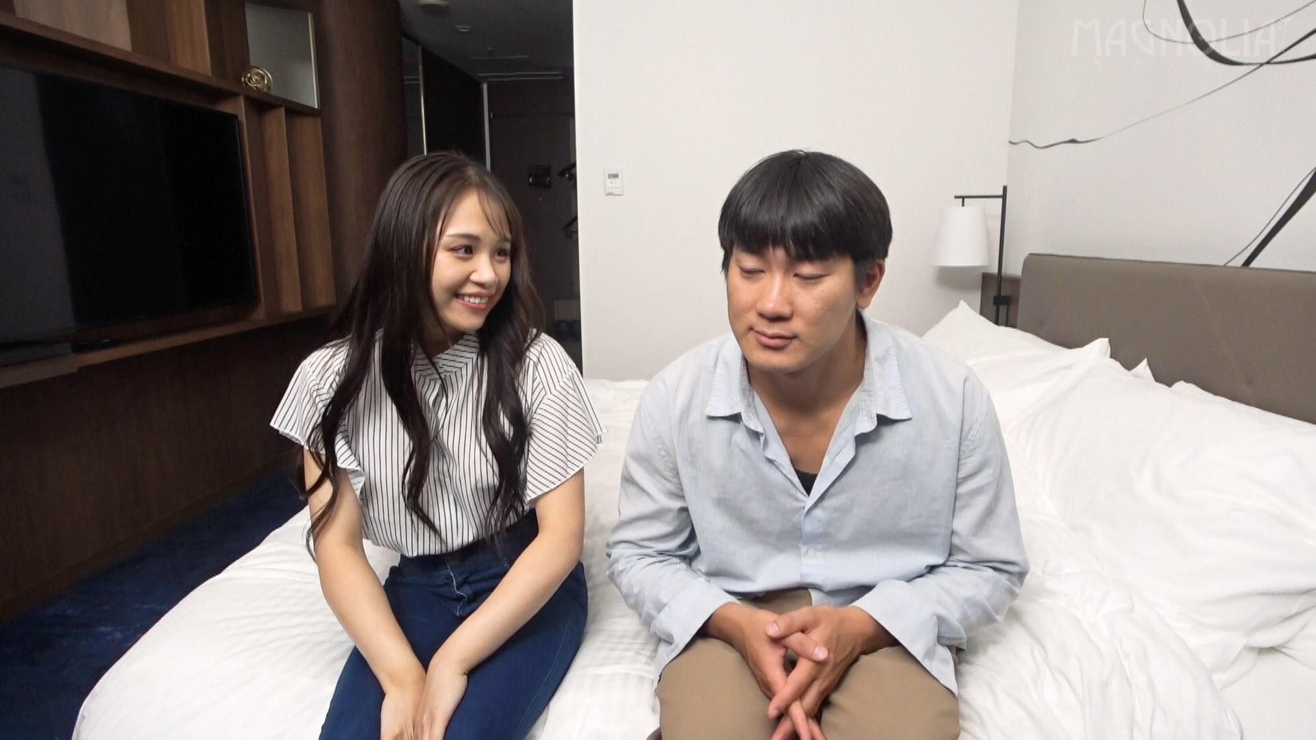 018# 街角素人モニタリング/ラブホに招かれた友達同士の男女は2人きりになったら賞金10万円のSEXゲームに挑戦してしまうのか!? Vol.2 /MAGNOLIAパーフェクトエディションッ!のサンプル動画