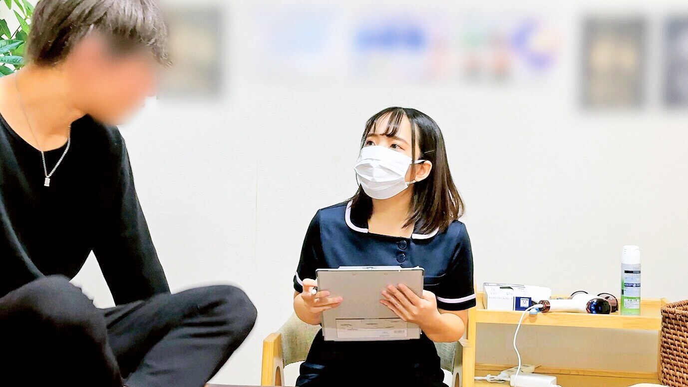 メンズ脱毛サロン 南さんと三崎さんのサンプル動画
