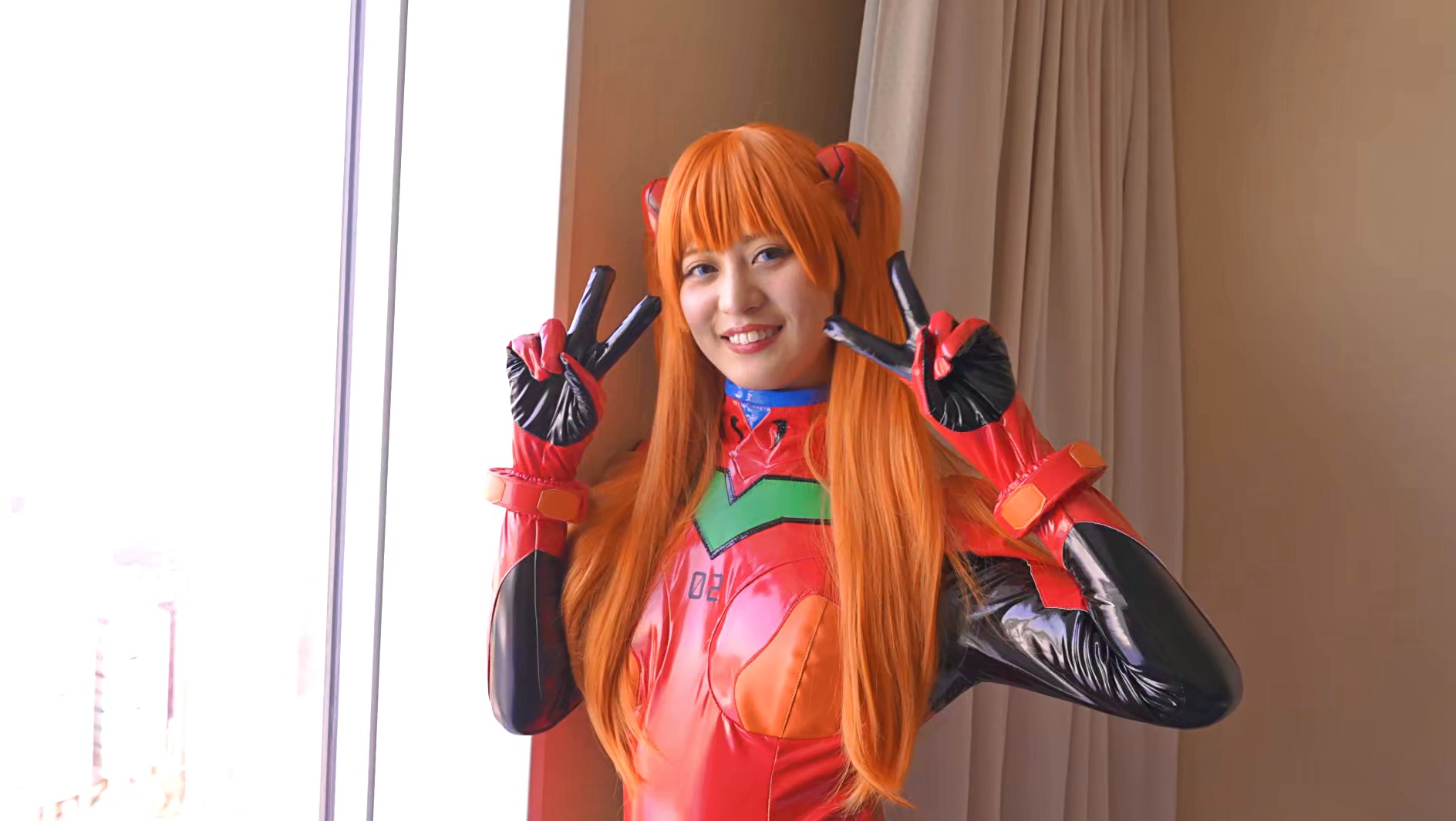 【中出し】厳選美少女にコスプレさせてオレの子を孕ませる！【アカ・ラングレー】のサンプル動画
