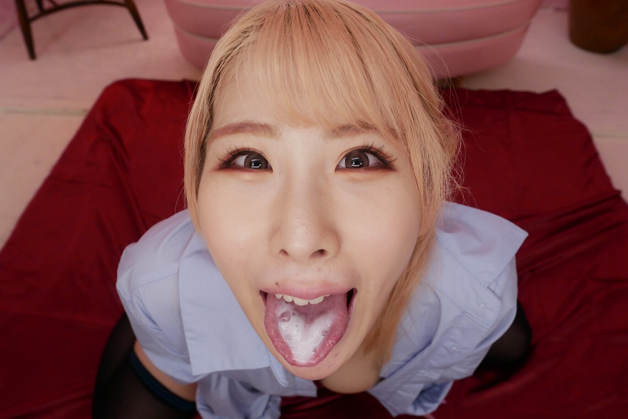 「私の唾液あげるから貴方の濃い~精子飲ませて」 キス好きお姉さんのヌルヌル手コキとイチャコラSEX 星川まい 画像16