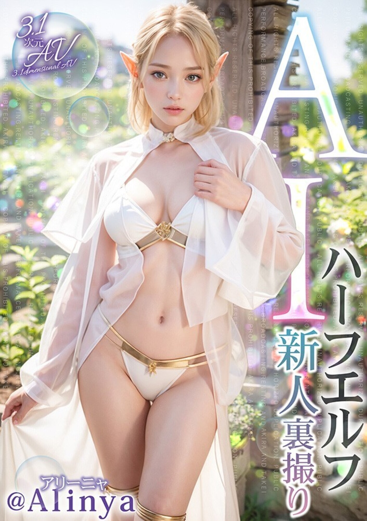 【3.1次元】AIハーフエルフ 新人裏撮り @Alinya(アリーニャ) 画像1