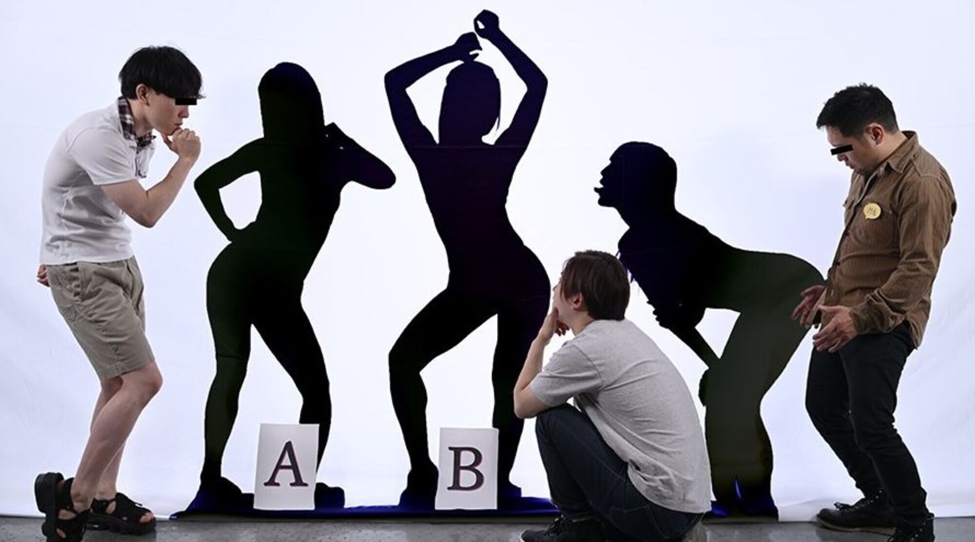 素人カップル シルエットスワッピング