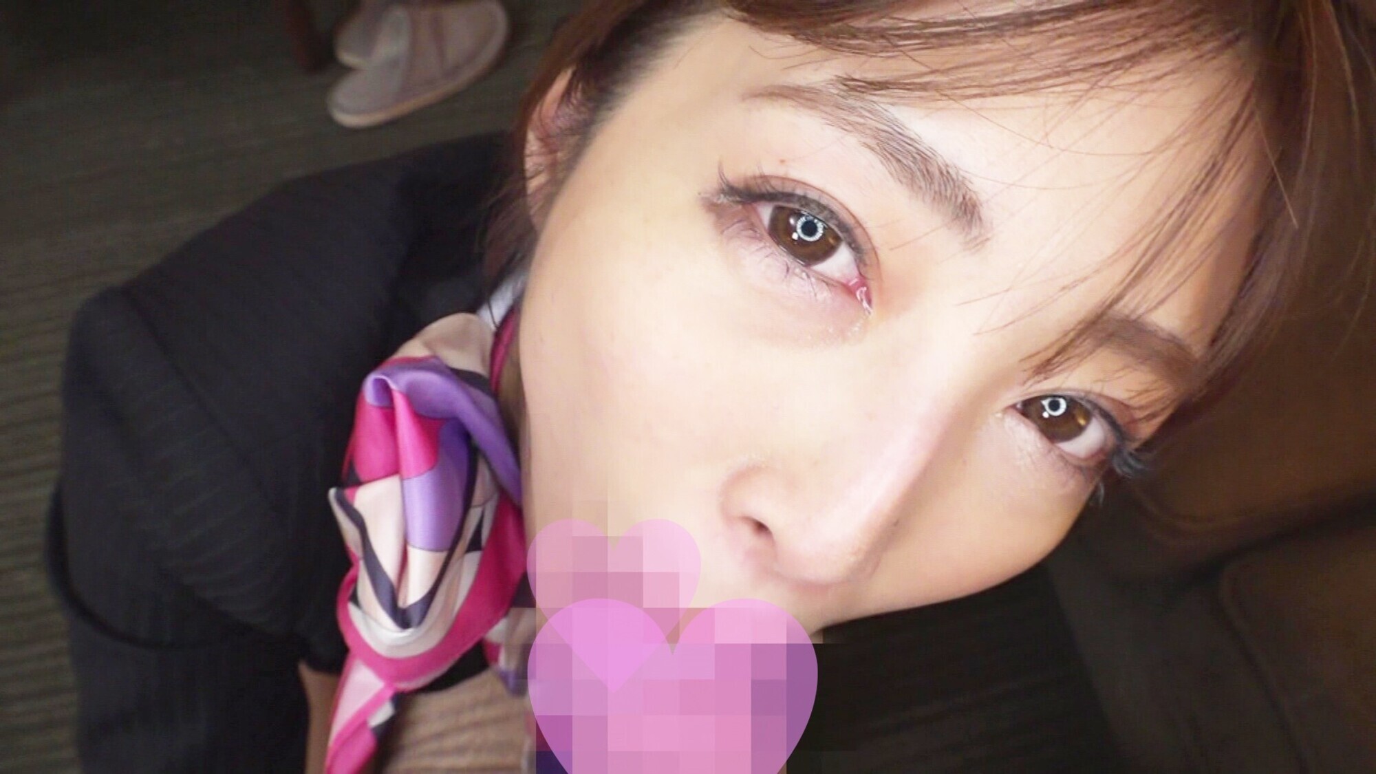 スレンダー客室乗務員は首●めセックスで昇天する 画像6
