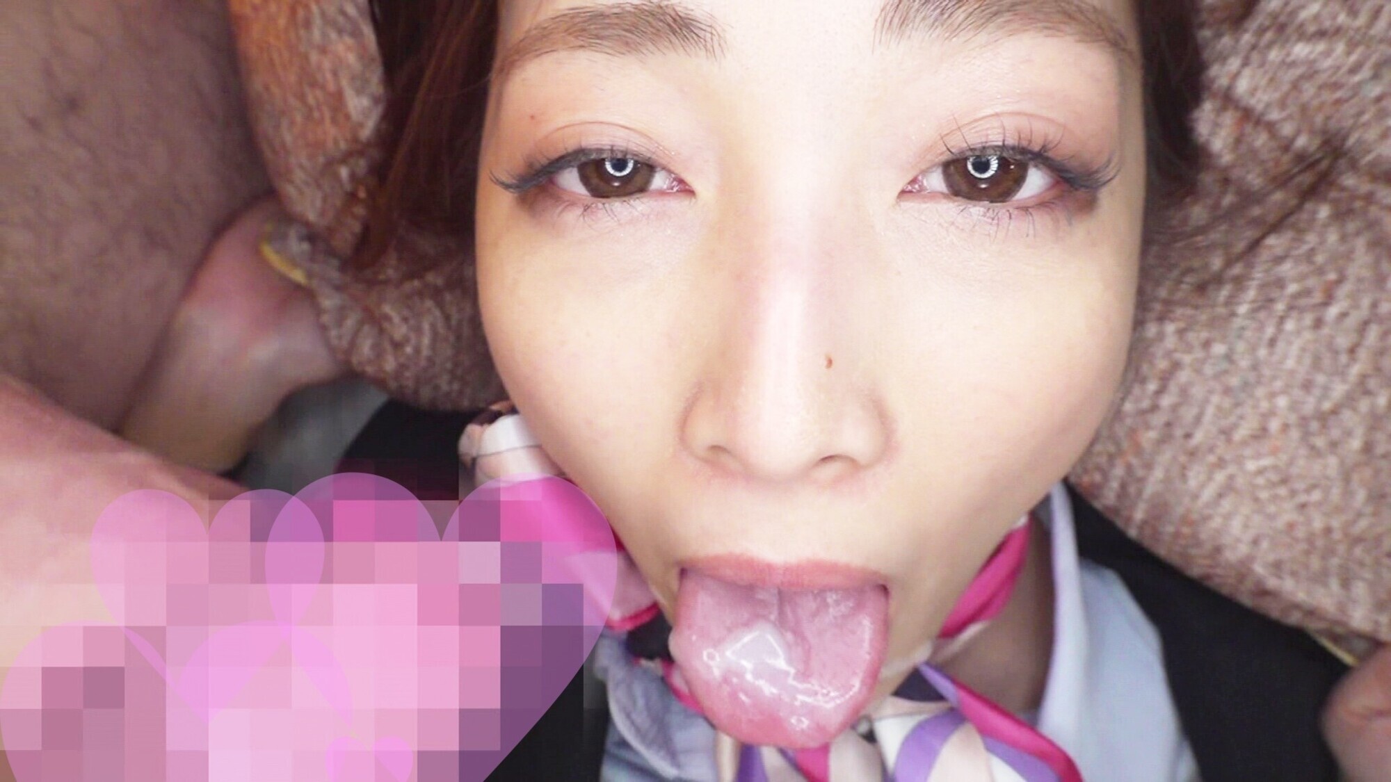 スレンダー客室乗務員は首●めセックスで昇天する 画像12