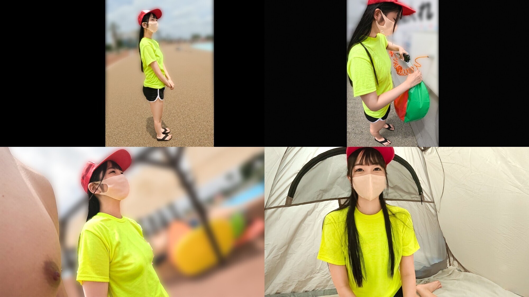 デカチン好きの桃尻水着娘は関東某大型レジャープールの監視員でした。みずほ 画像1