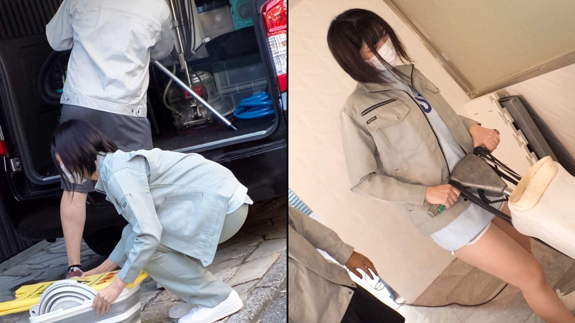 職場フェラしていた変態巨乳女は都内某清掃会社の職員でした。ひまり 画像1