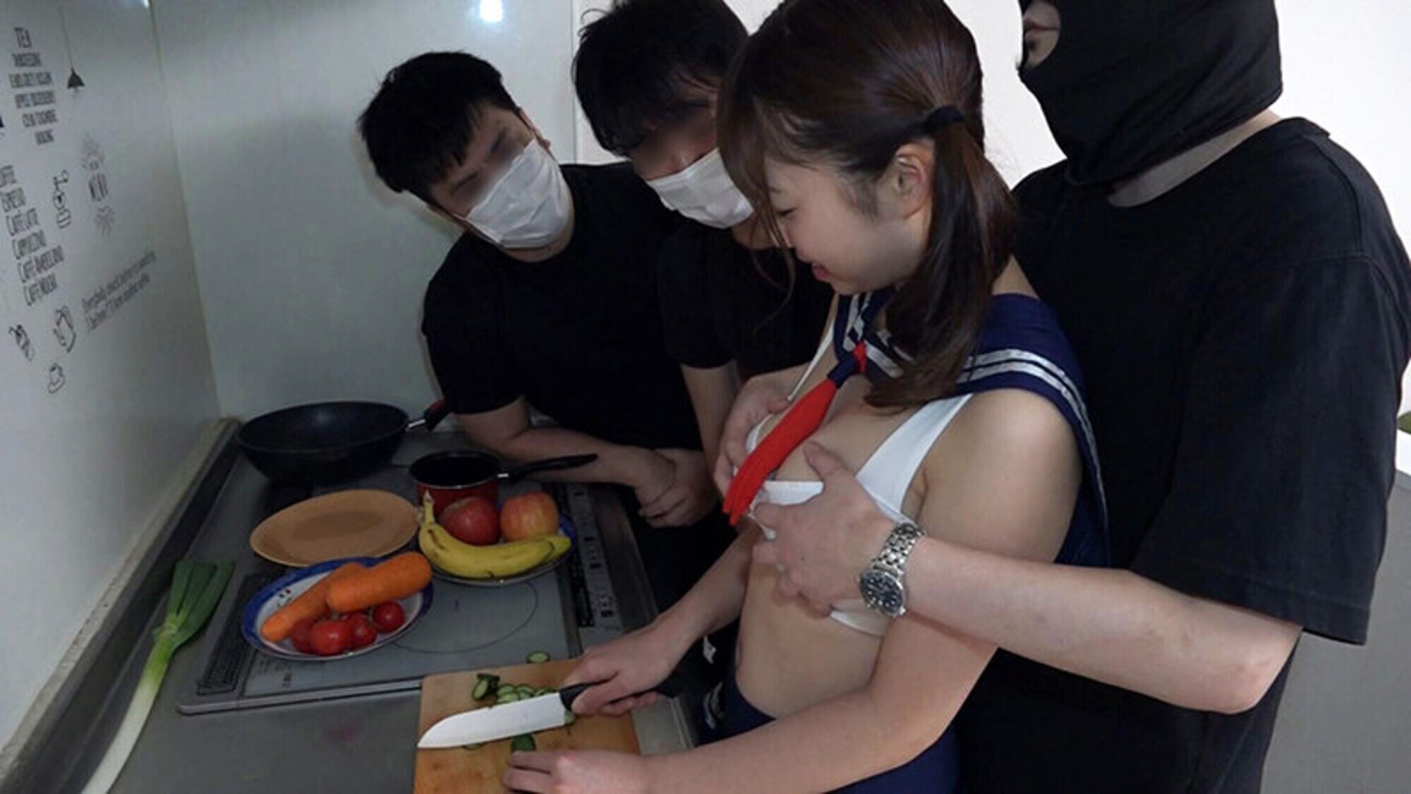 話題の顔出しNG爆乳料理チューバー 初めてのファン感謝ヌキ射祭☆流出映像 ラム(Hカップ/女子大生) 画像13