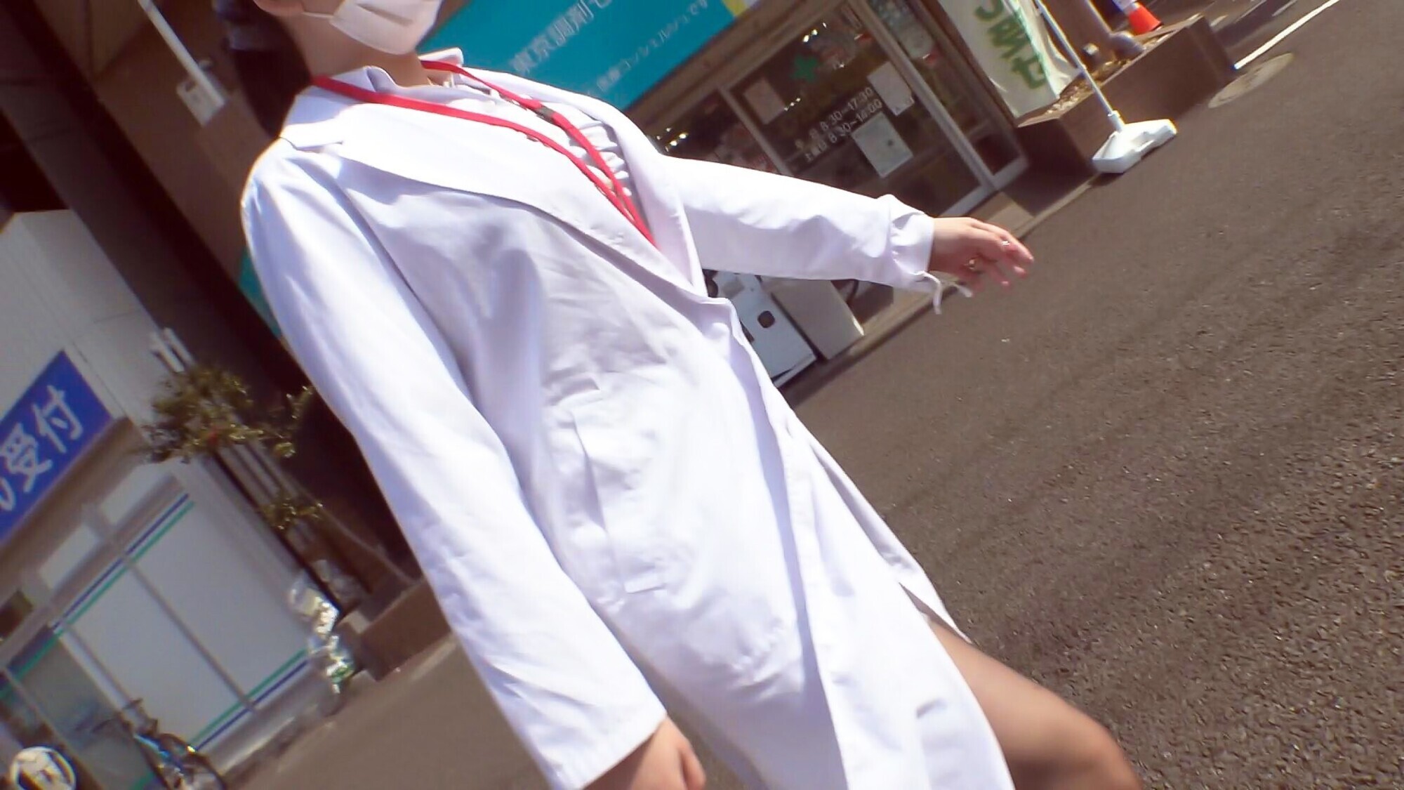 ■【白衣・ナース服】〇×性病科クリニック勤務 如月先生29歳 人妻Jカップ