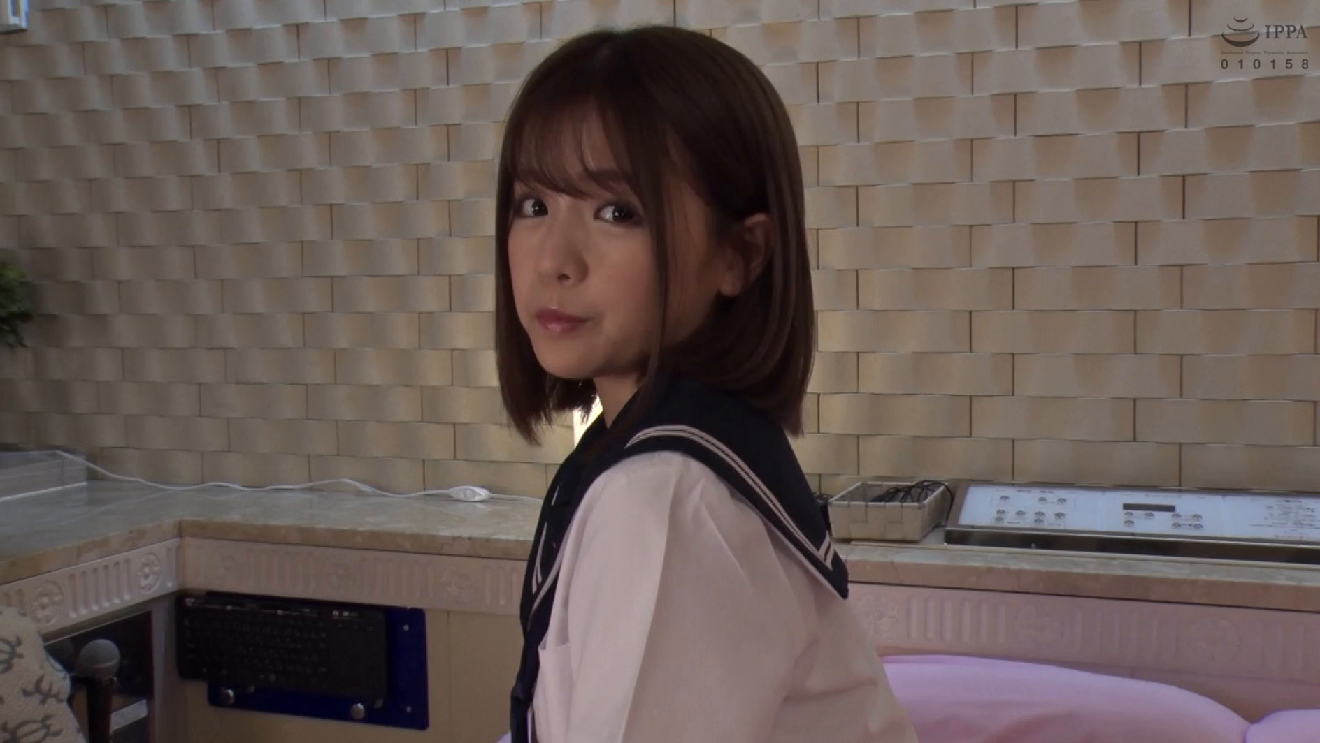 【妄想主観】セーラー服を着た美少女となまなかだし性交。Yui 01