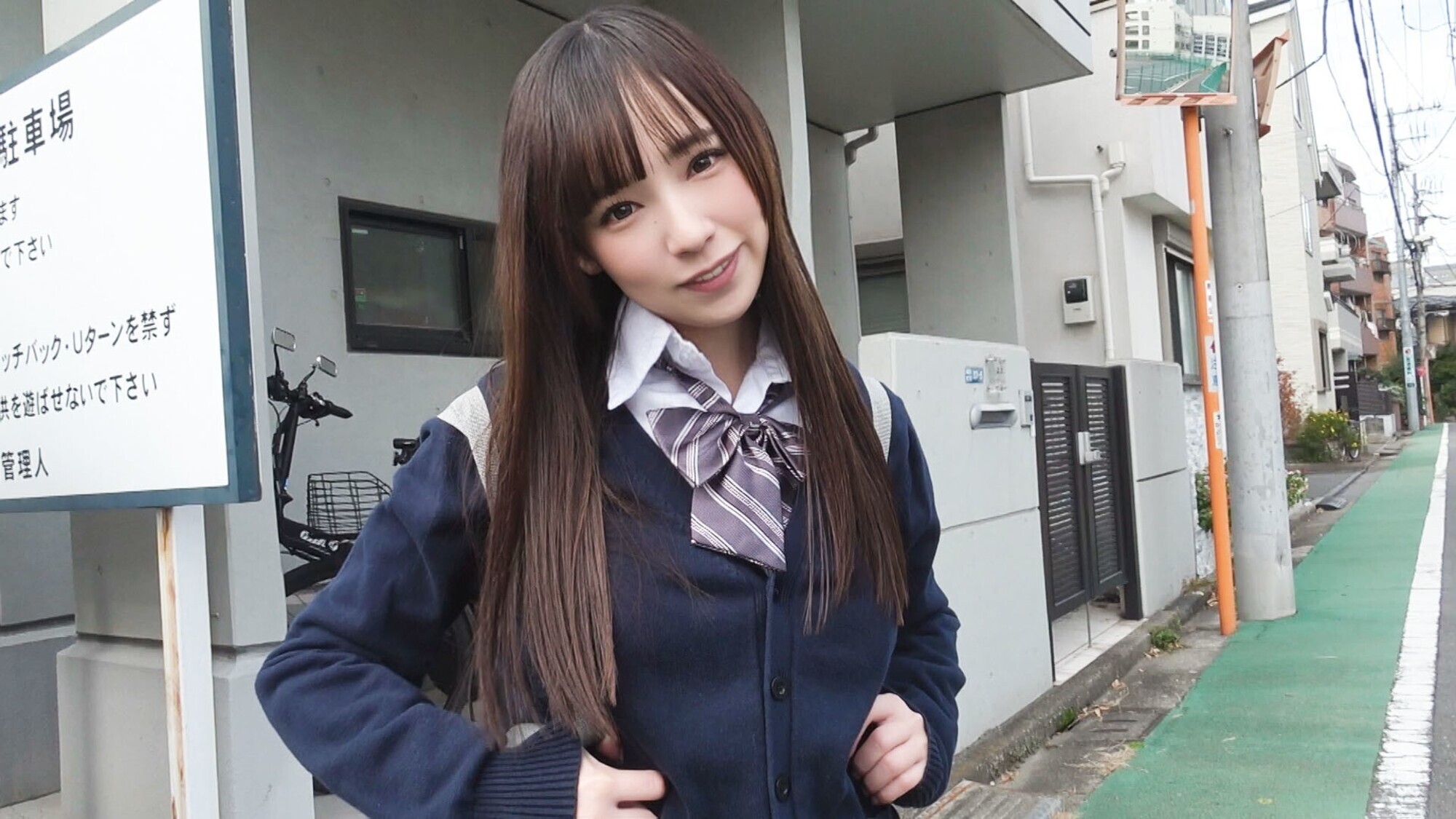 デカチンにNTRされた女子校生 僕の大好きな148cmでIカップの巨乳な彼女をバイト先のデカチン大学生に寝取られ中出しされた！ F-NTR1 ななみ148cm Iカップ