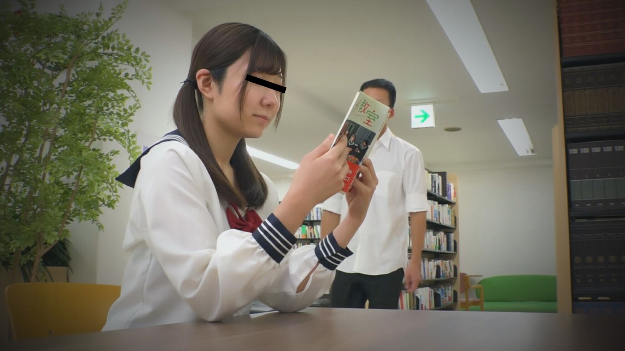 静かな図書室で起きた出来事。スタイル抜群な高身長女子〇生・ド金髪な陰ギャル・推定Hカップのロケット乳女子〇生・ポニテ色黒女子〇生・巨乳巨尻のハーフが静かに乱れる