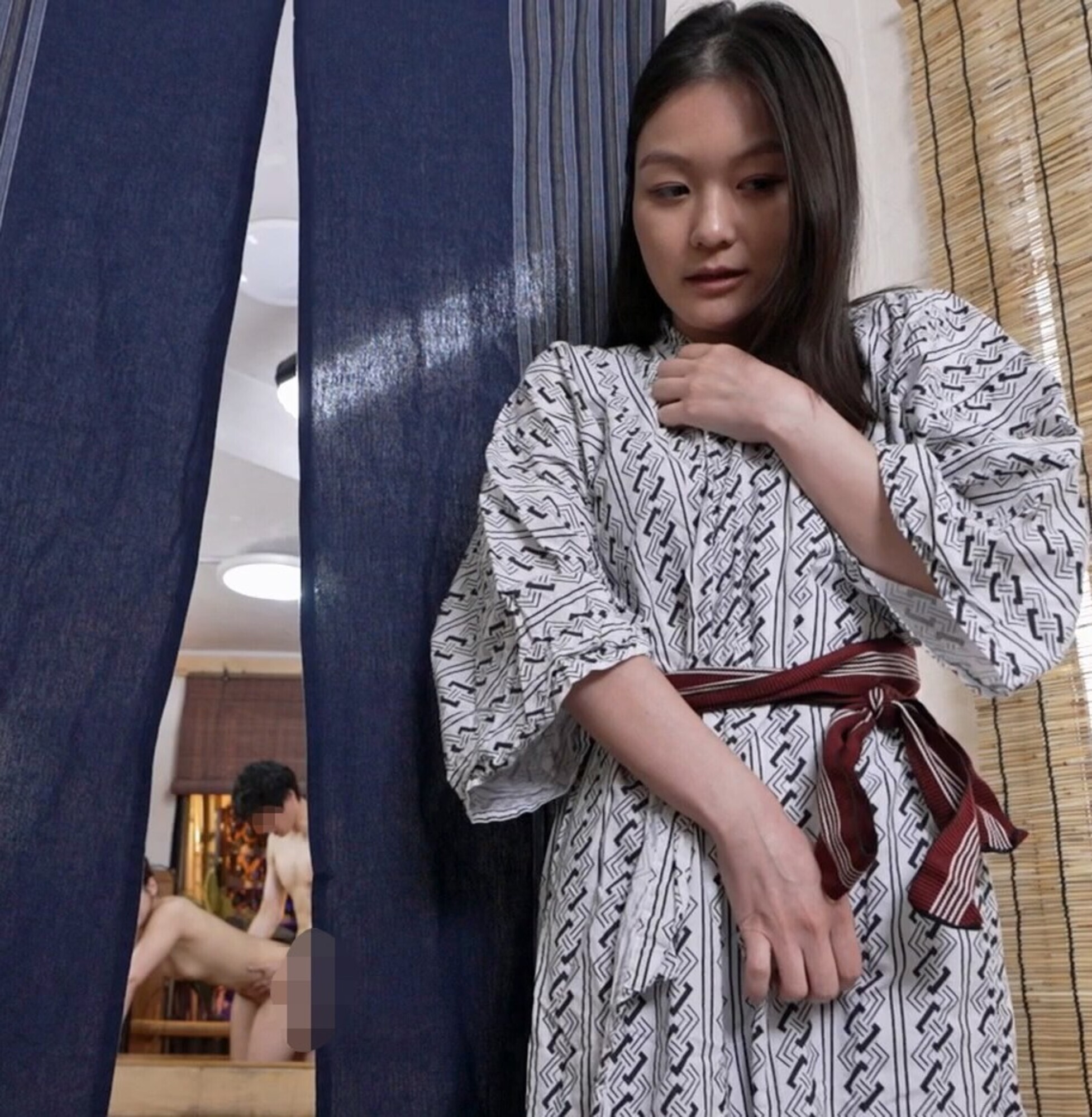 温泉旅行で大人に成長した姪っ子と混浴！湯船でオジサンの勃起ち〇ぽハメちゃった 真冬ちゃん 画像15