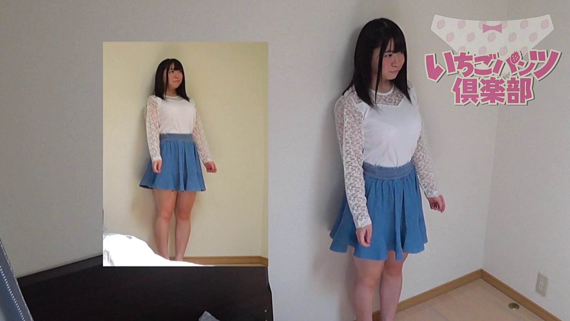 素人パンチラ in 自宅で個人撮影会 vol.005 素人女子大生☆レースクイーンコスチューム☆ななちゃん 画像1