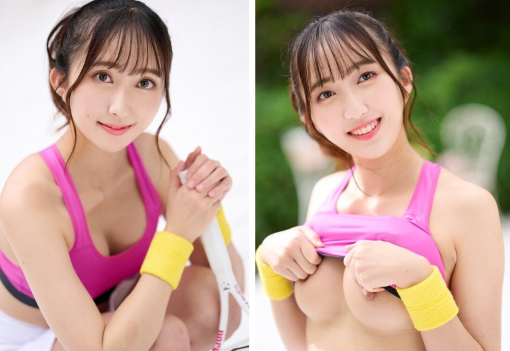 テニス部 現役女子大生 新人 百田あかり 壮絶！生ハメ中出しAVデビュー！ 画像4