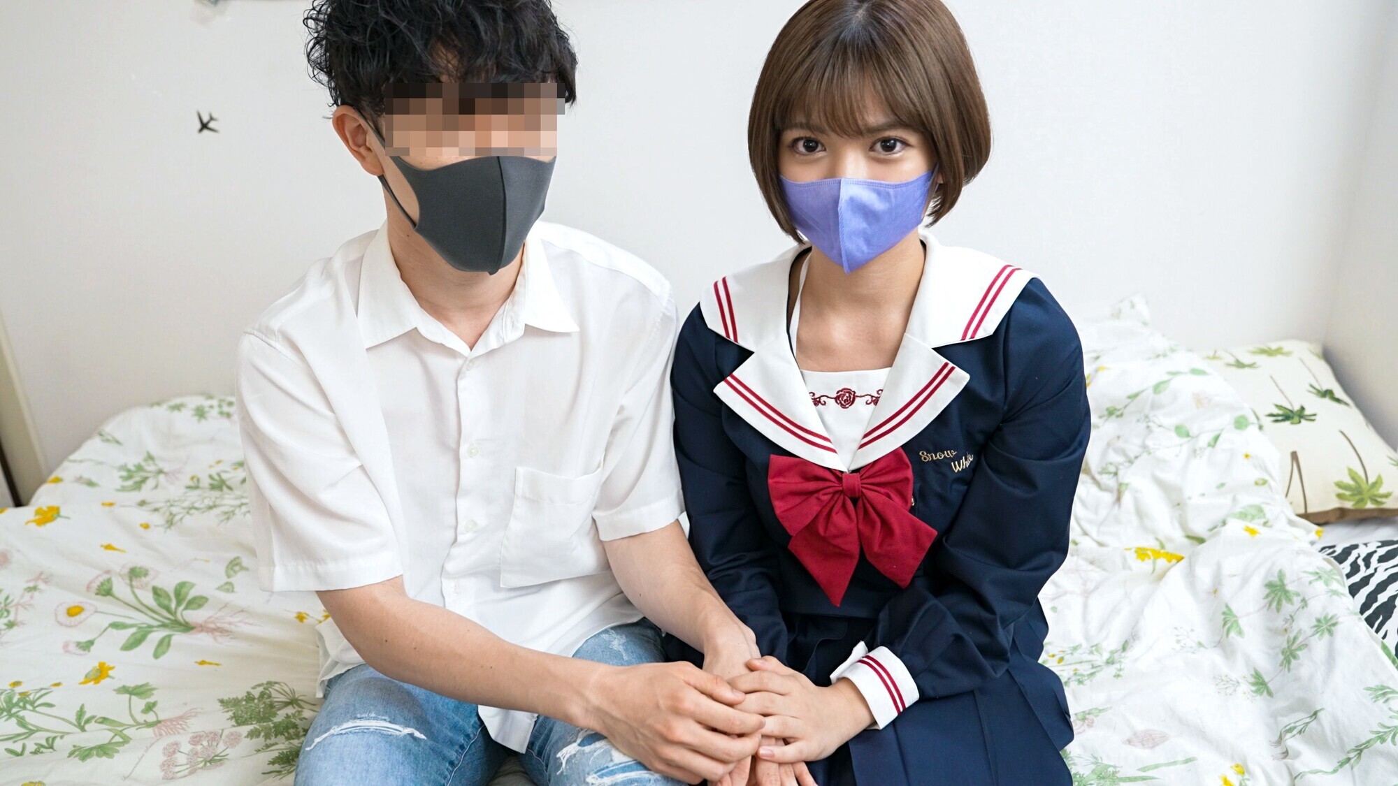 【夏休み学生カップル】超ラブラブ♪優勝カップルのリアルSEX撮らせていただきました。男を1人しか知らない無垢なハーフ顔Gカップおっぱい彼女ちゃん。彼氏の一生懸命な腰振りで愛のゴム中出し♪