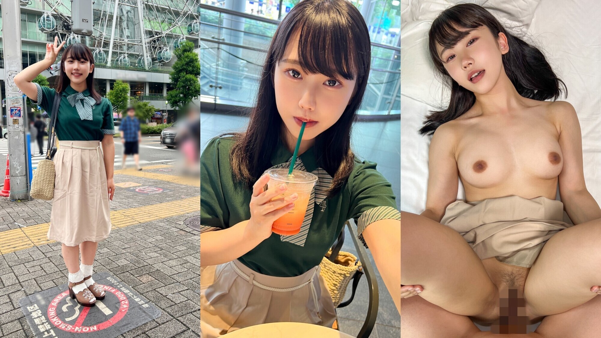 【アイドル原石】ようこちゃん 18歳 名古屋ナンパで見つけたドルヲタ神カワ美少女！ヲタ話で盛り上がりホテル連れ込み大成功！！大人チ○ポでイキまくる雑魚マ○コがエロすぎるハメ撮り種付けビデオ