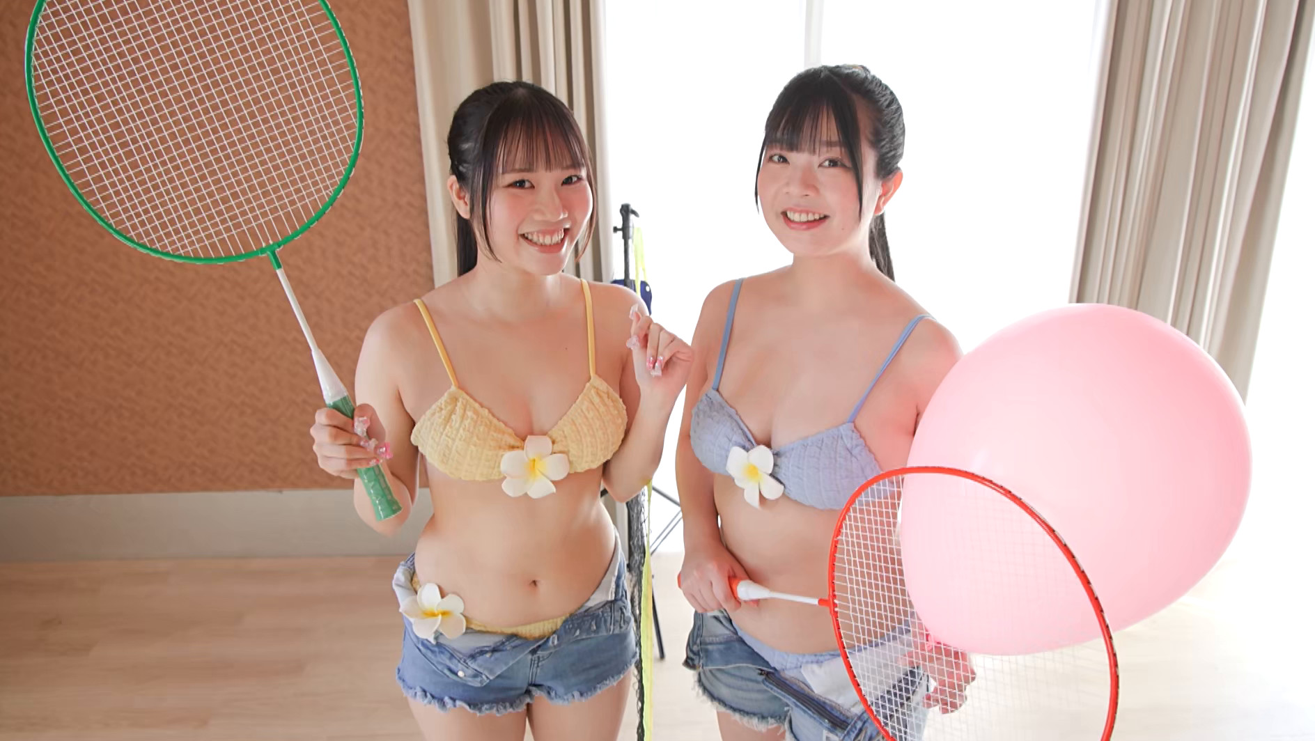 グラビアアイドル 二人の距離 松下ひめの 柚月彩那 サンプル画像 3