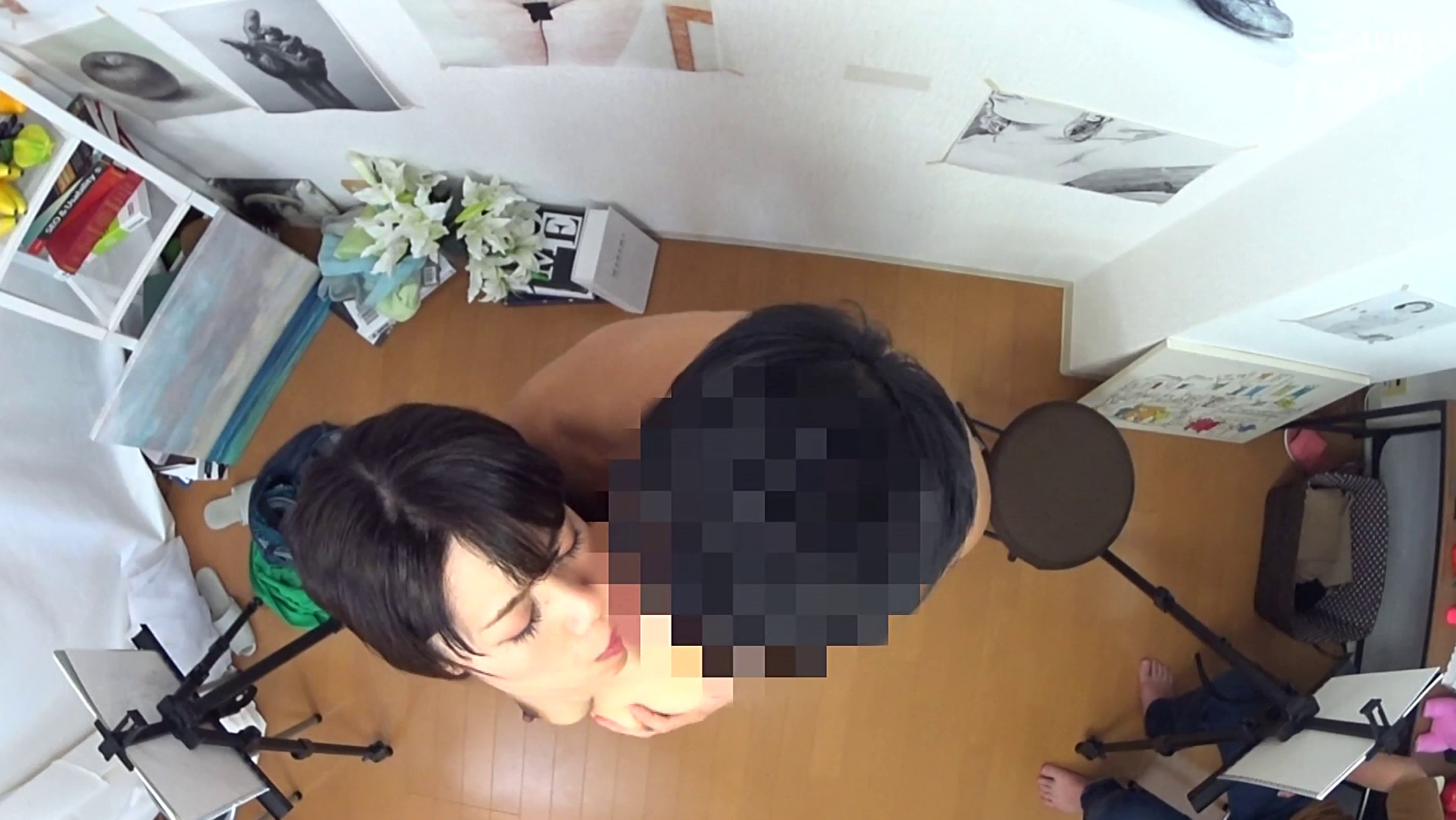 ヌードデッサンモデルの高額アルバイトでやってきた人妻さんに男根挿入して種付けSEXするビデオ 18 画像16