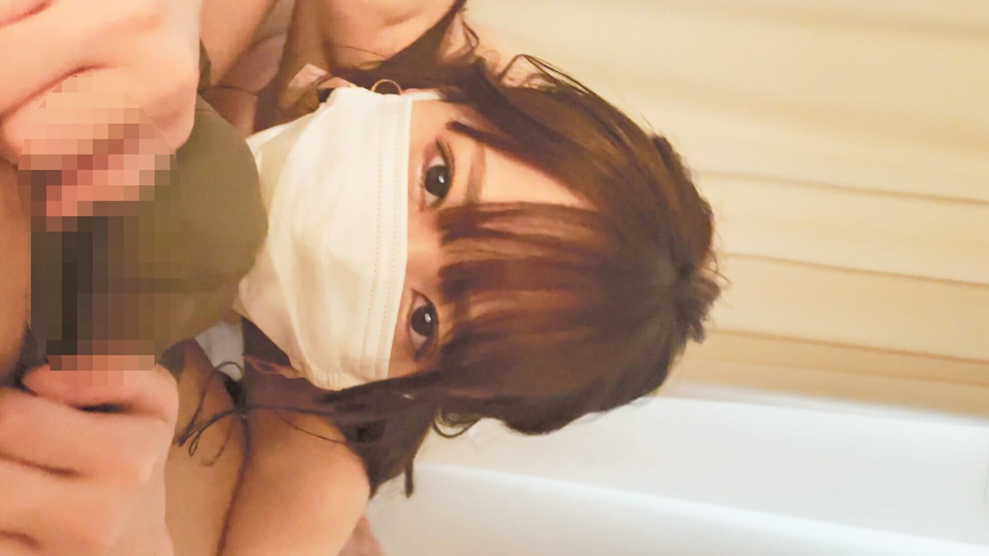 見た目とギャップある清楚系美女に中出し!マスクに隠された旺盛な性欲で腰振る隠れビッチとのハメ撮り映像が流出!! 画像5