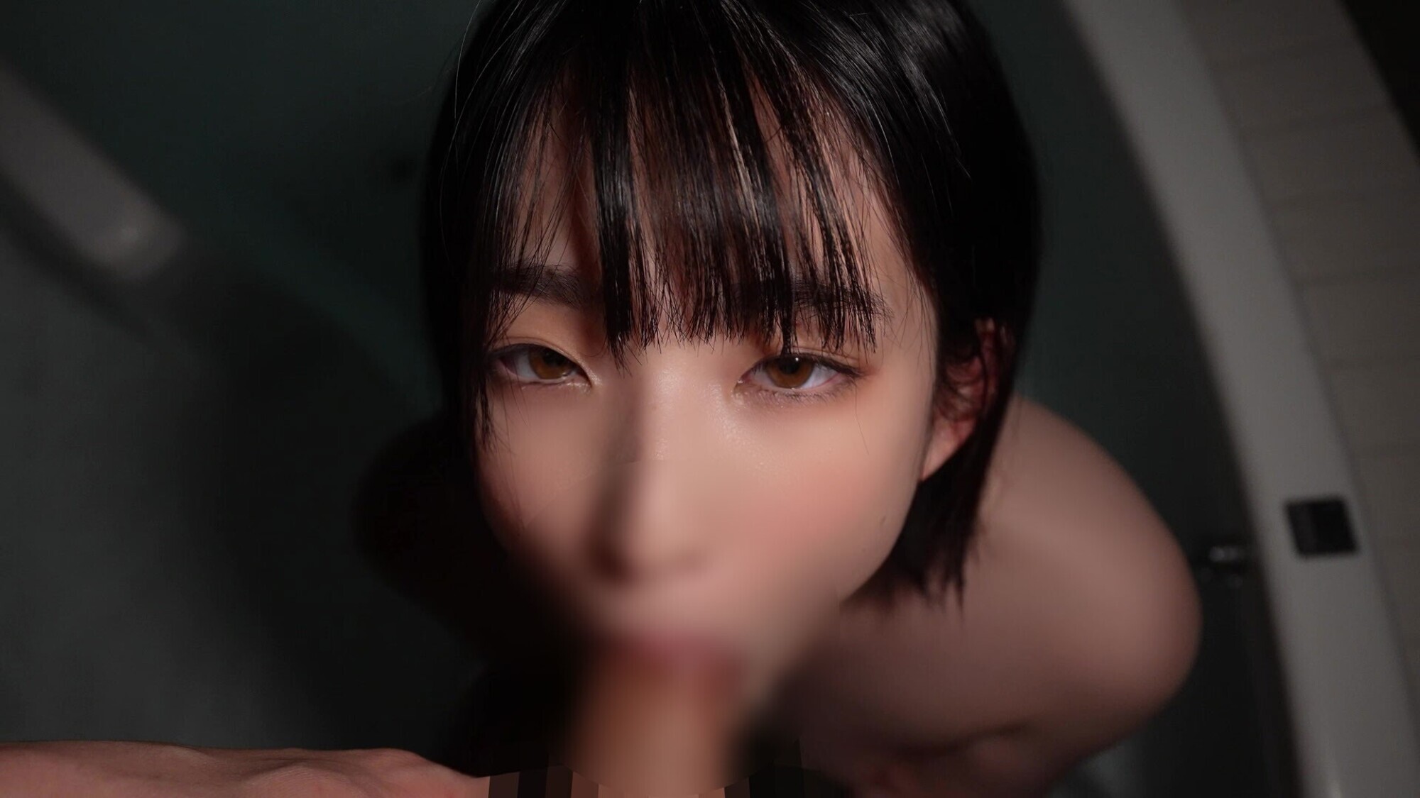 小柄で清楚な彼女は実はエッチな小悪魔ビッチ!黒髪ショートののんちゃんとの生々しいハメ撮り映像! 画像4