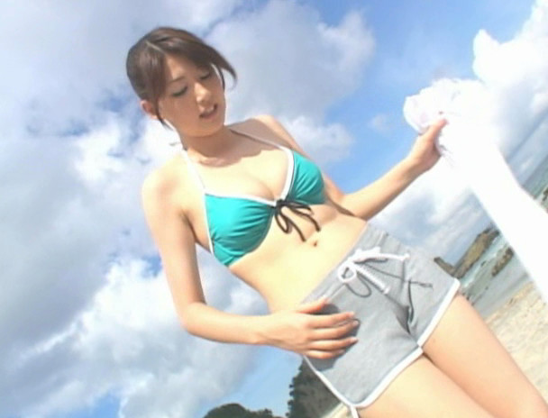 佐藤江梨花×大石もえ ビーチバレーアスリート W Fカップ レズビアン 画像2