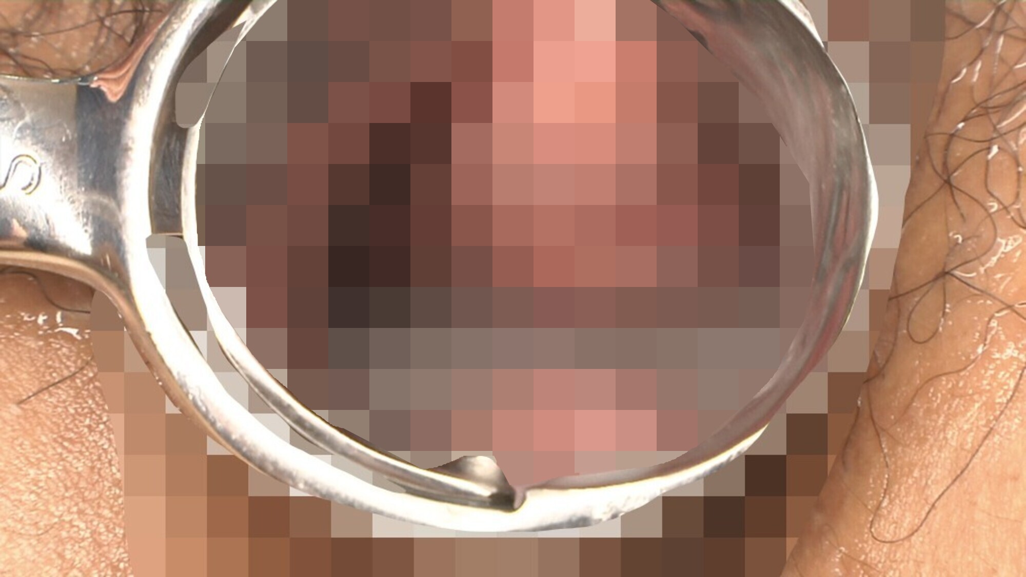 愛液ぐちゅぐちゅクスコで拡げておま〇こオナニー 画像13