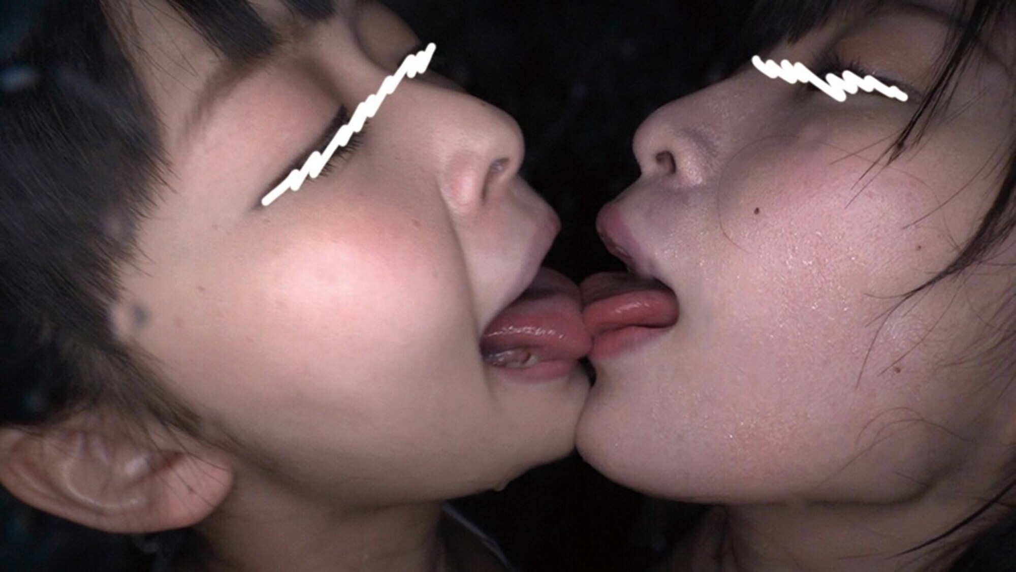 べろキス中毒 舐め回しレズビアン 画像3