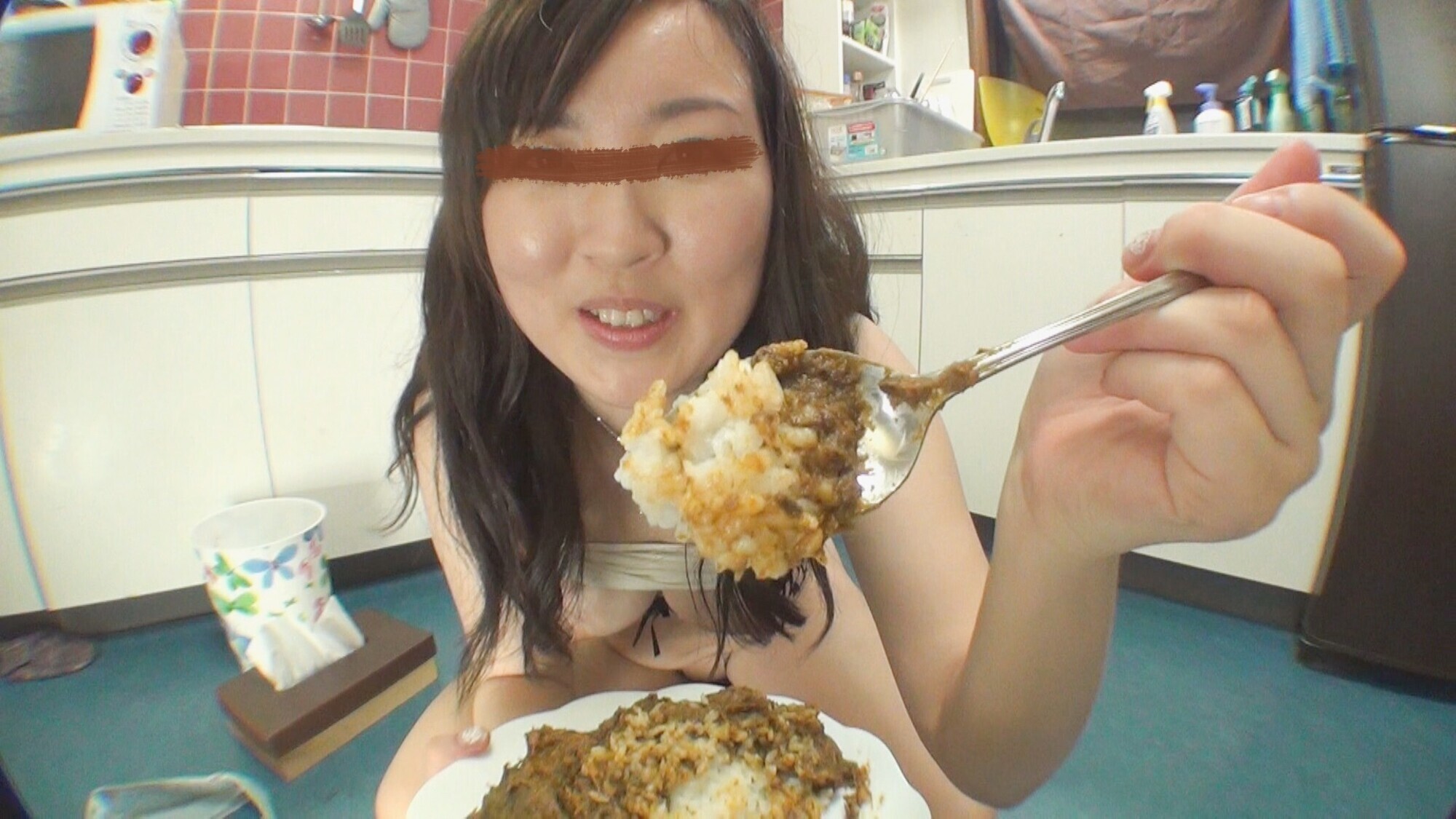 昨日食べた物をもう一度食べる!脱糞カレーライス! 画像2