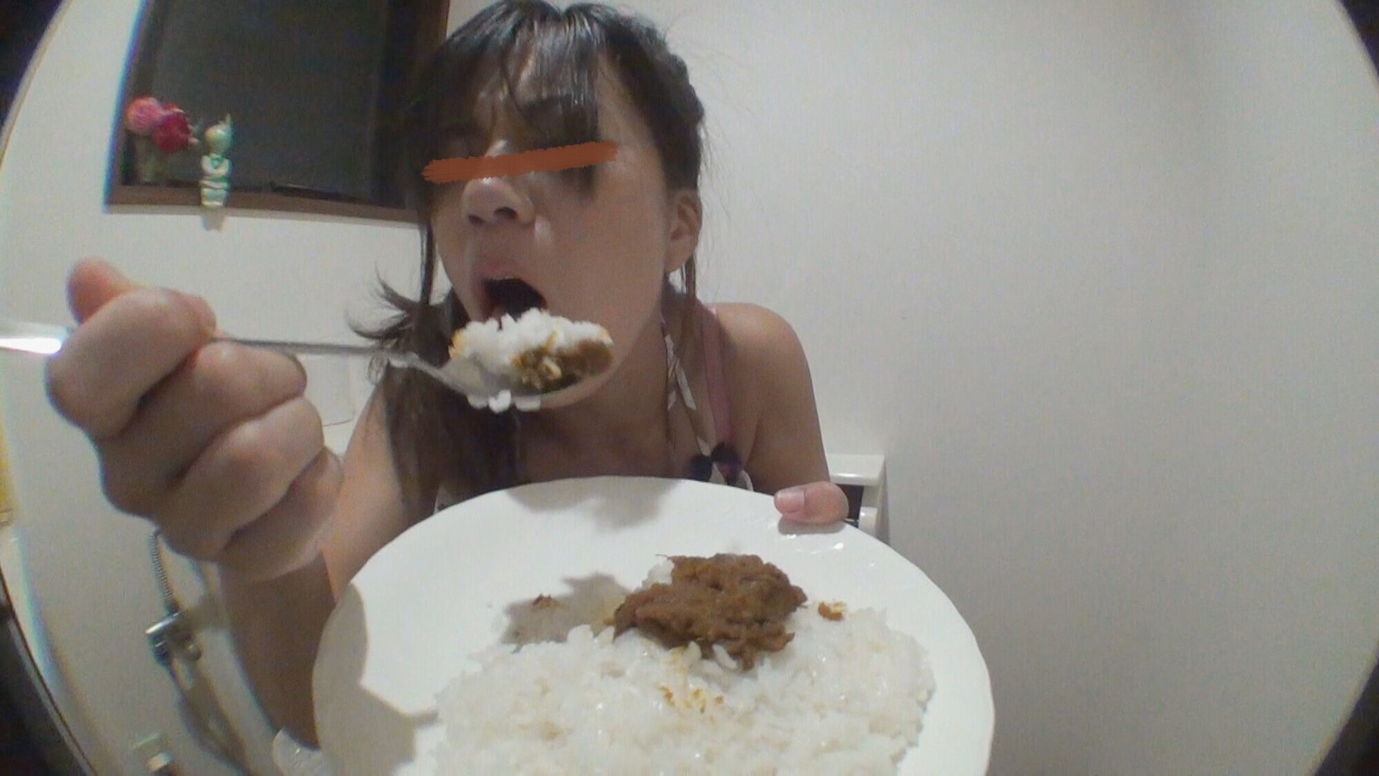 昨日食べた物をもう一度食べる!脱糞カレーライス! 画像9