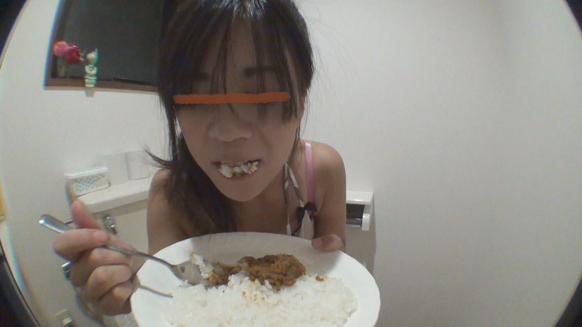 昨日食べた物をもう一度食べる!脱糞カレーライス! 画像10