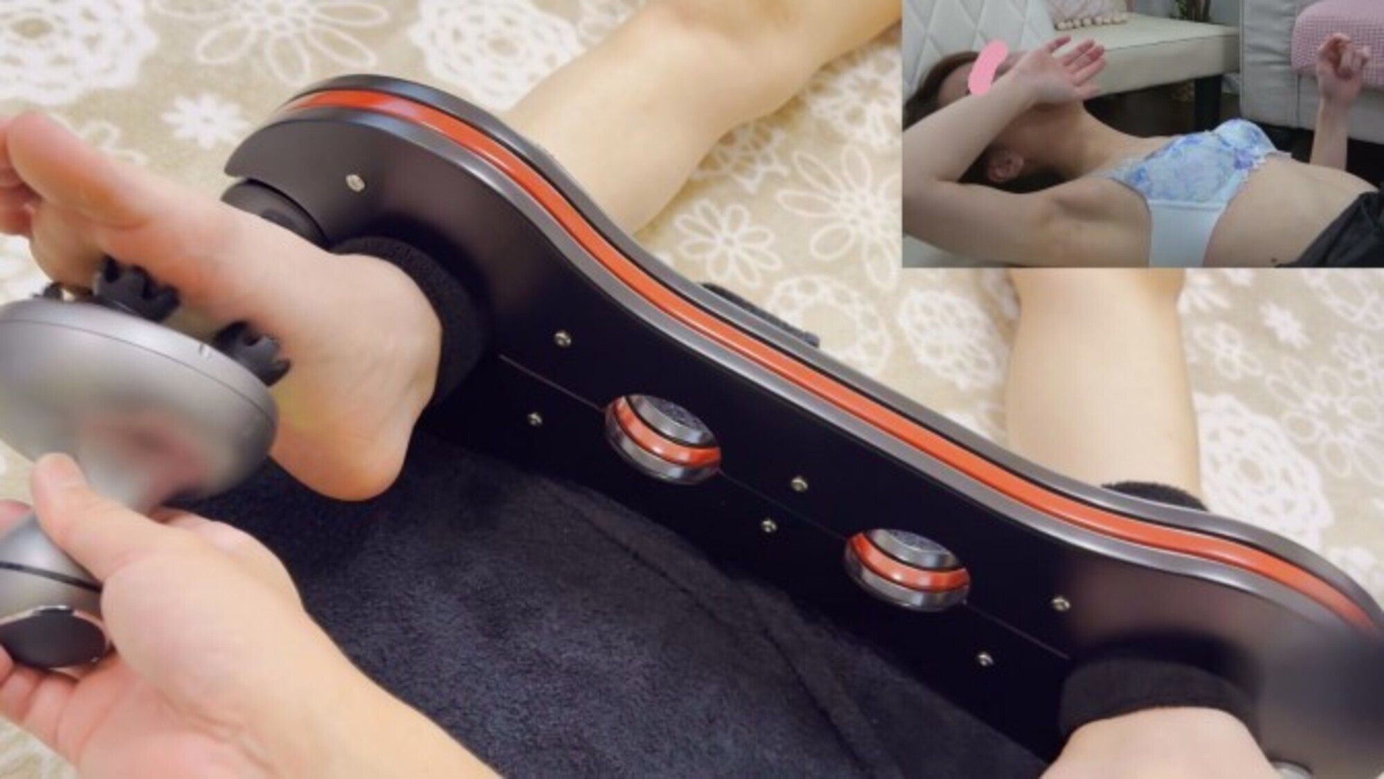 徹底足裏の刑 鬼だーもうやめてー！