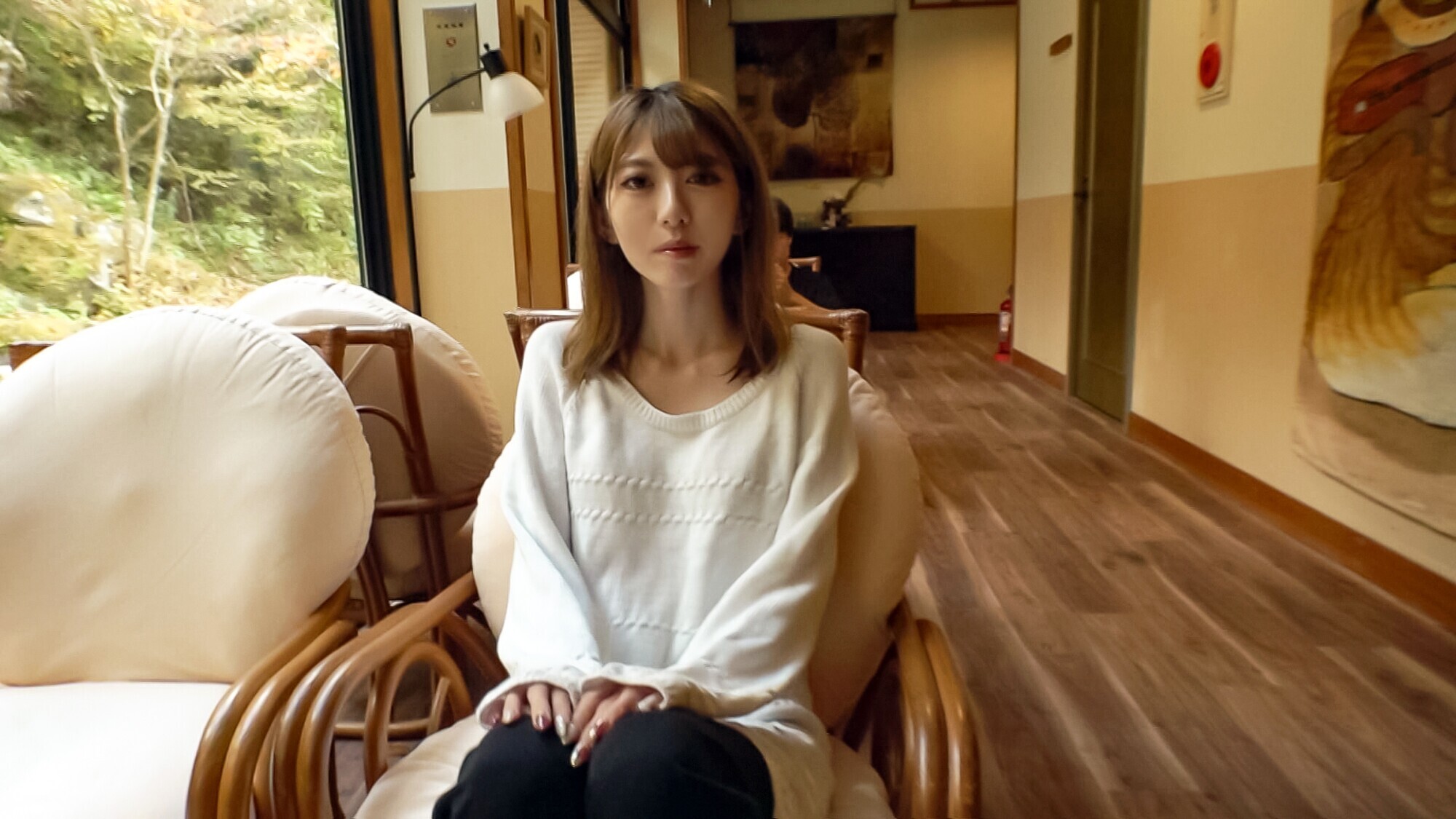 中出し露天温泉 超ヤリマンのスリムボイン美形美女 淫乱潮吹きビッチ 画像11