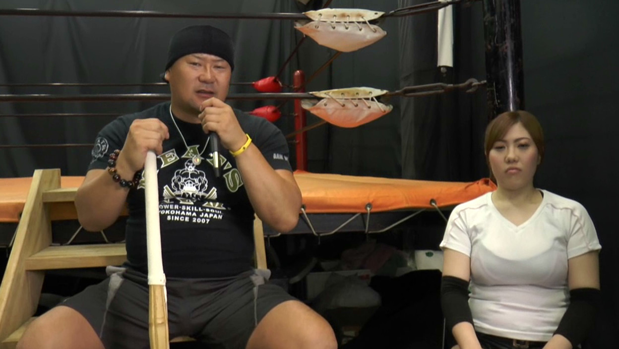 99cmHcup超美巨乳女子プロレスラー刃流花HARUKA 男禁制の世界から鮮烈AVデビュー! しかも撮影中に処女が判明しそのままロストヴァージン! 性感開発自主トレで初激イキ 爆乳で初パイズリクラッチ リングで孕ませ初中出し7連発! 画像1