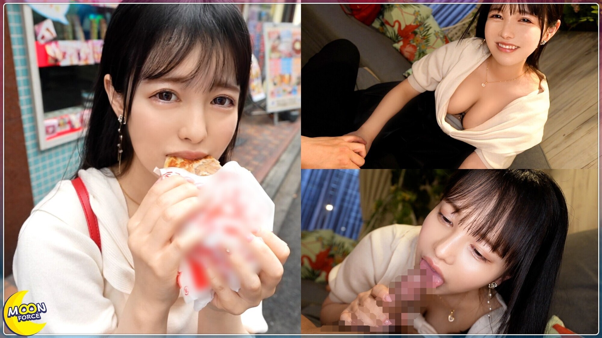 ハプバー通いの激カワ清楚顔ビッチコンカフェ嬢× 手のひらに吸い付くマシュマロ柔G乳【わかば(コンカフェ嬢)】【ビジュ爆発の困り顔】【ご奉仕責め】【むちむちおっぱい】【ハメ撮り希望】【客と繋がりがち】【店外常習者】 画像1