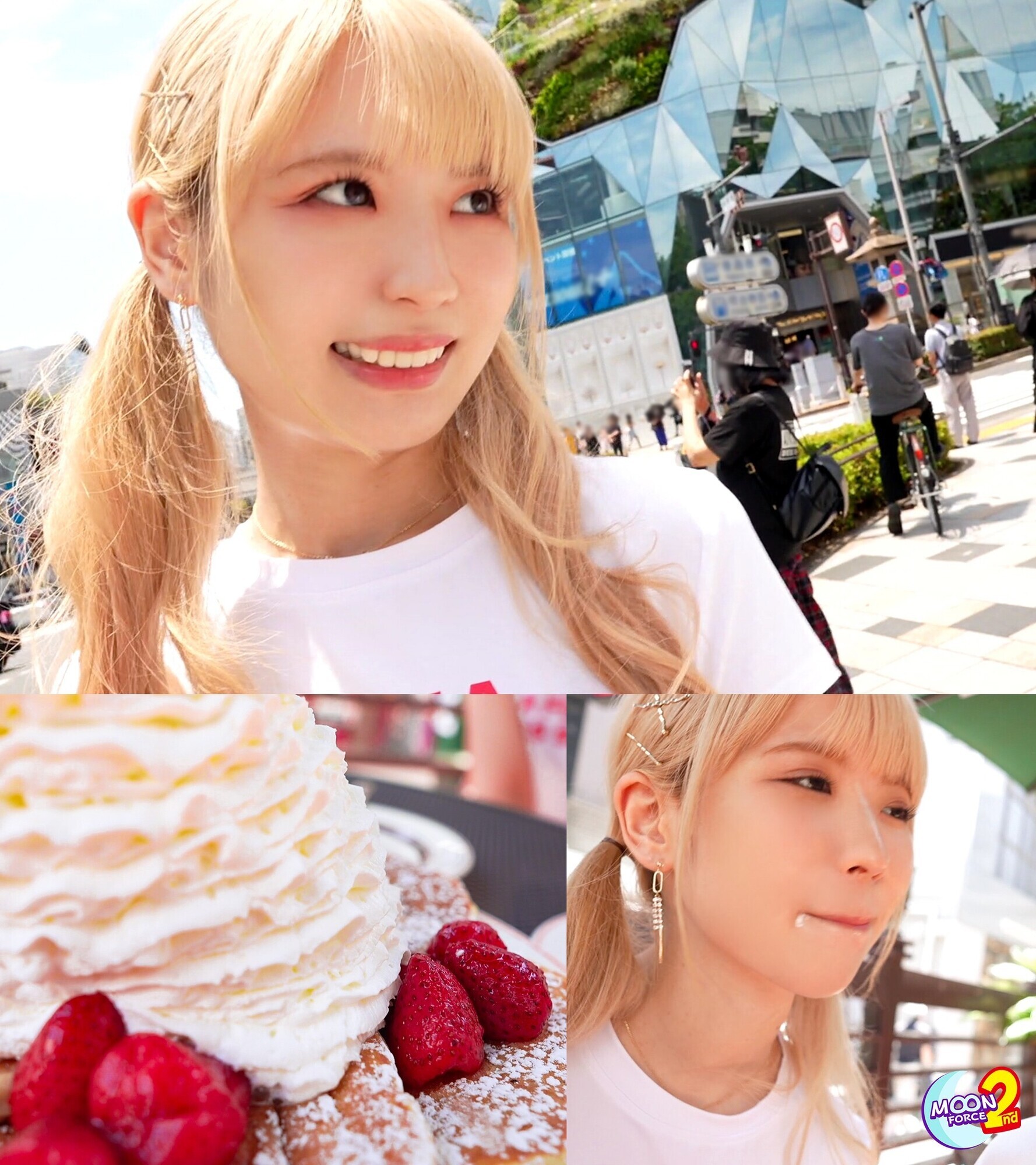 【「精子飲んでいい?」健気すぎるAカップつるぺたボディの金髪ツインテ美少女】本命好きピにセフレ扱いされてるのに付き合ってると信じてる健気なメンヘラギャル!「やっと舐められた・・・♪」念願のセフレチ●ポをねっとりご奉仕!スレンダーな小桃尻に激しいピストンで連続イキ!自ら腰を淫らにくねらせたグラインド騎乗位で膣内射精に導く!お掃除フェラ→ごっくんして好きピの精子を体内に取り込むちっぱいギャルと生中&口内発射2連発!【あまちゅあハメREC#なな#美容学生】 画像1