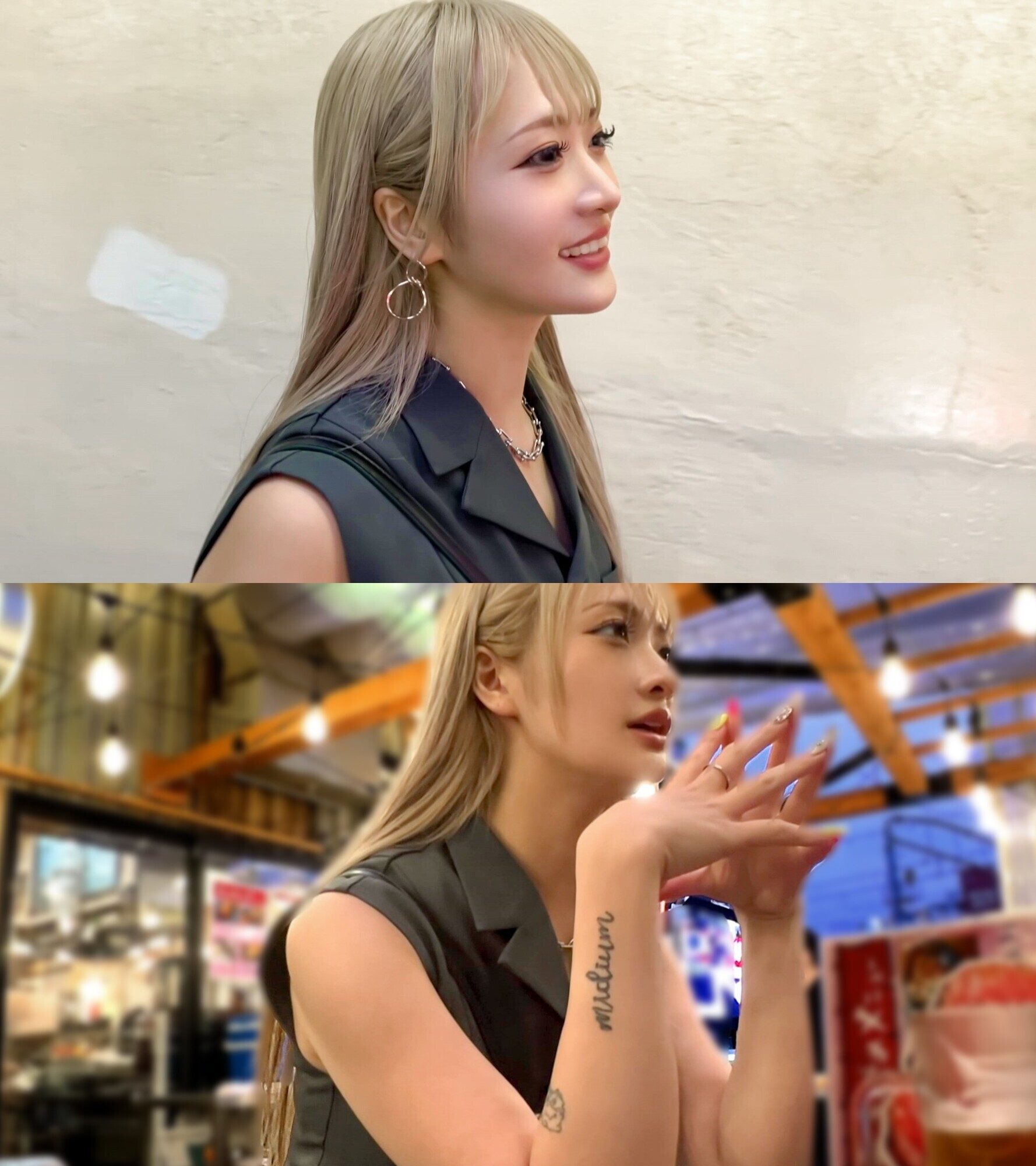 【潮吹き連発！！感度抜群なギャルと中出しSEX】本命彼女と電話中でもお構いなしにチ○コを舐めだす淫乱ギャルをハメまくる！！潮吹き連発でビチョビチョになりながらのハメ撮りSEX！！【あまちゅあハメREC＃ReN.＃居酒屋店員】 画像1