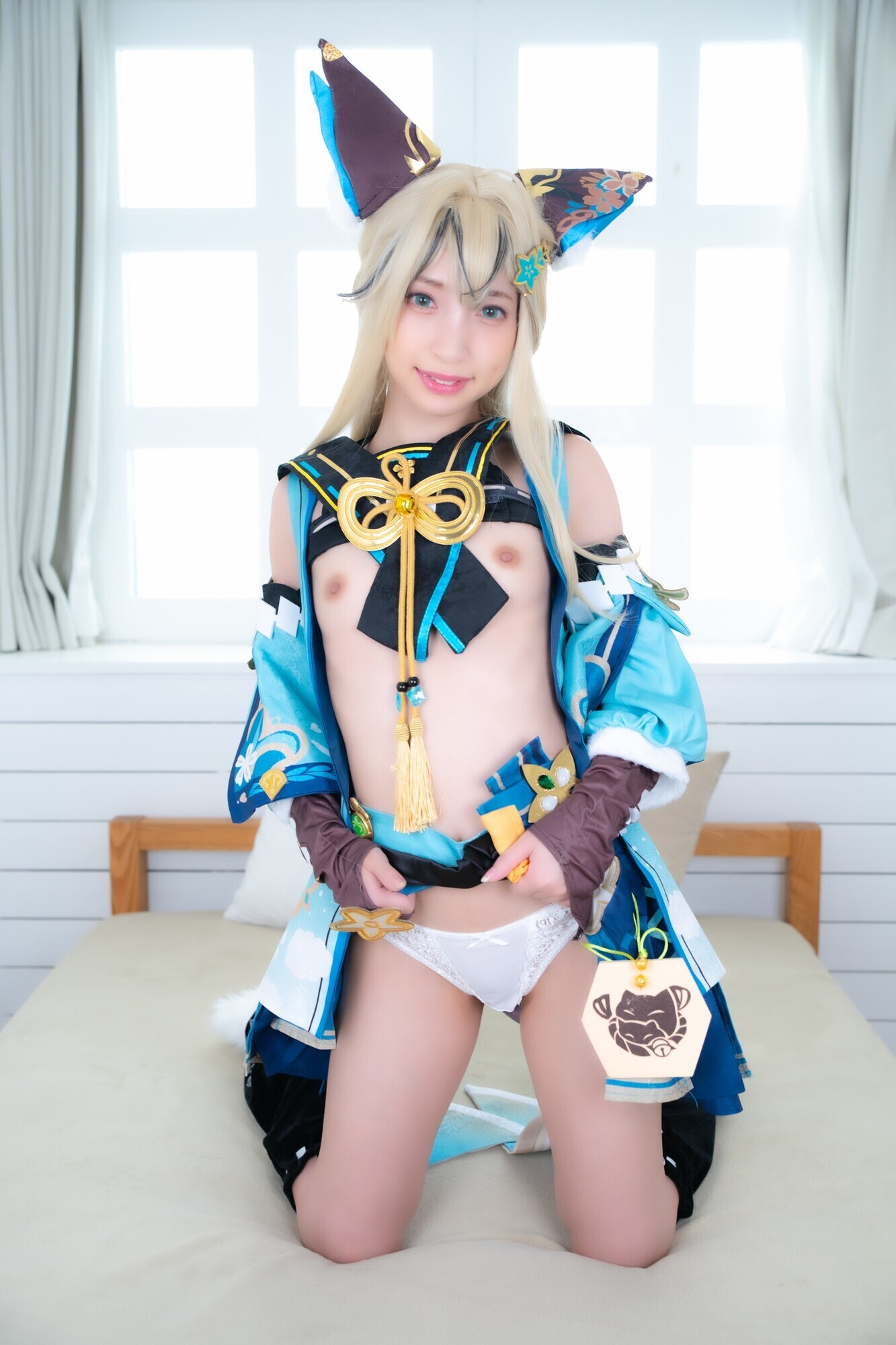 140センチ台ミニマムパイパン美少女レイヤー ド変態本性晒すエンドレスガチイキ絶頂3P連続中出しセックス 画像6