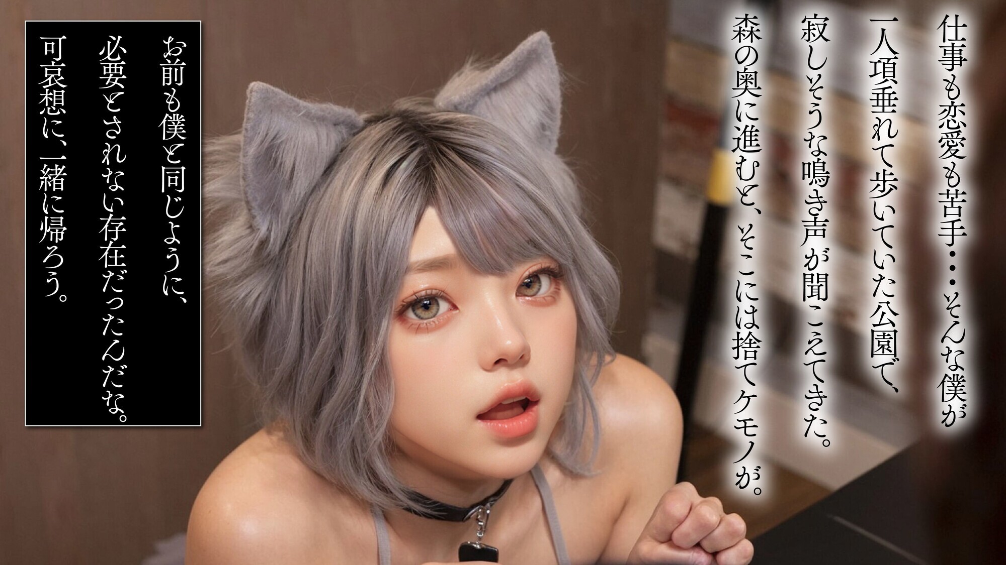 【AI同人】道で拾ったケモ耳従順ペットは発情期【3.1次元】 画像3