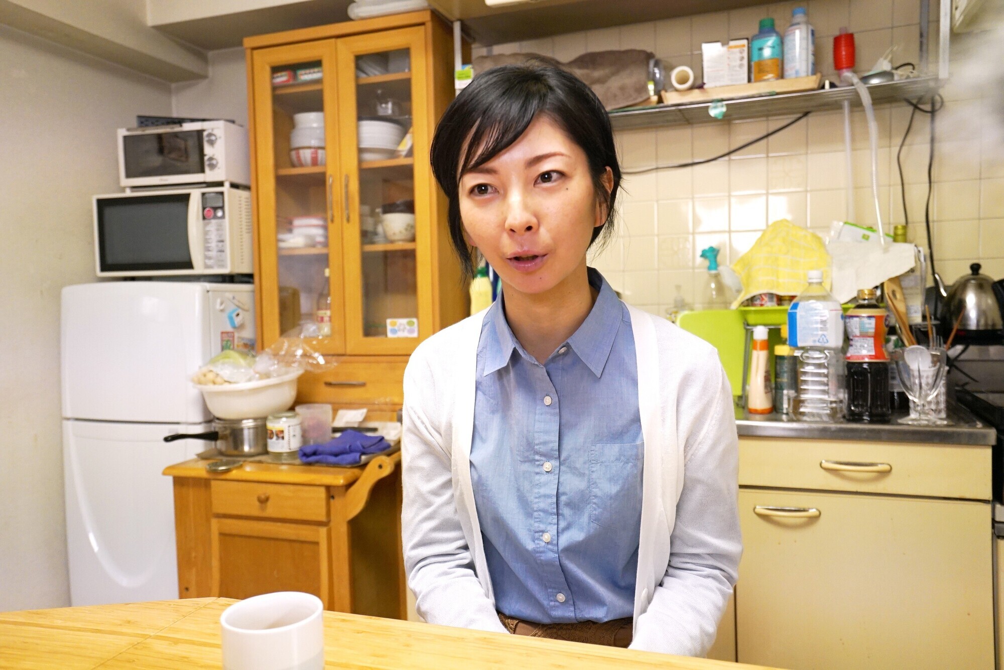 スレンダー体型の四十路主婦に白濁汁を注入 しおりさん46歳 画像2