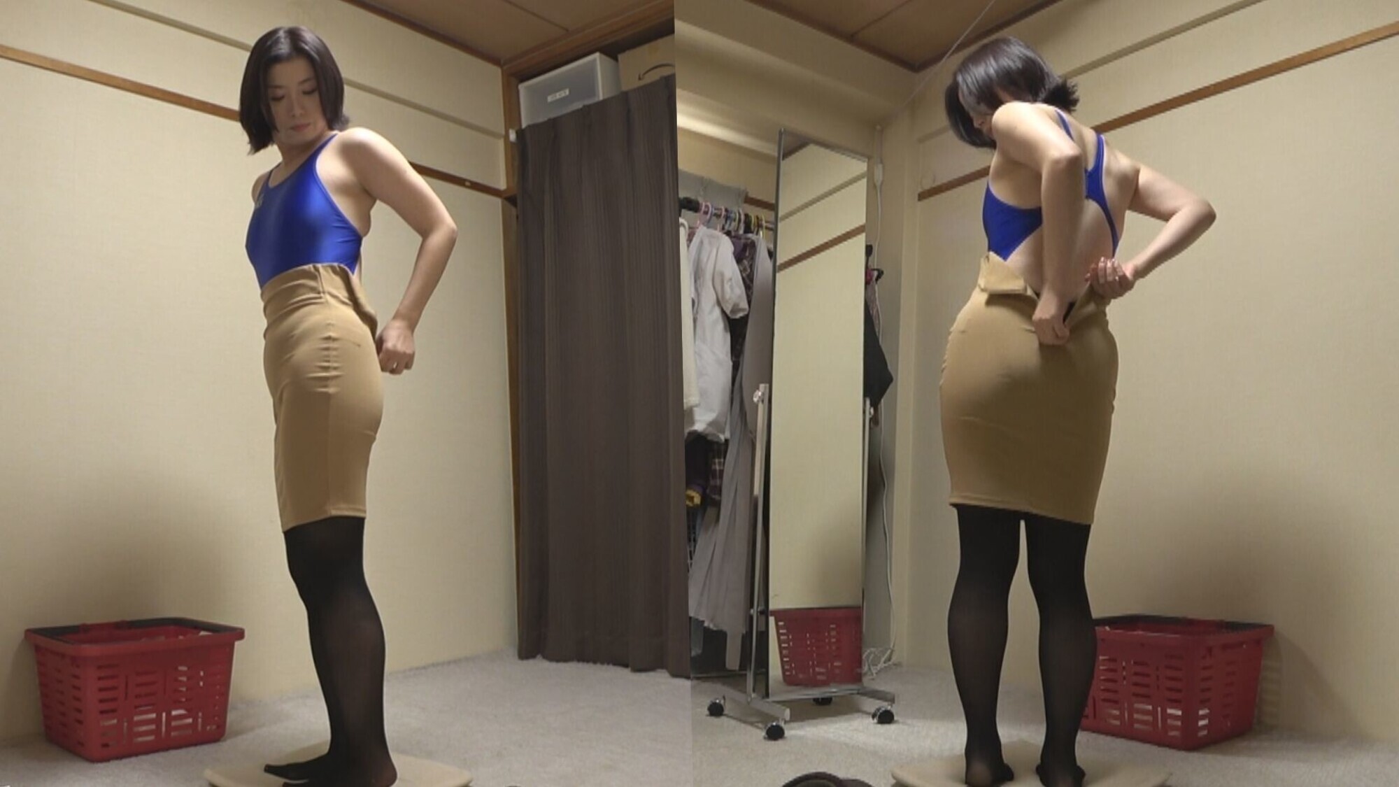加藤ツバキ 訳あり3980 濡れてテカってピッタリ密着 神競泳水着 可愛い女子の競泳水着姿をじっとりと堪能!着替え●撮から始まり貧乳から巨乳にパイパン、ハミ毛、ジョリワキ等のフェチ接写やローションソーププレイや競泳水着ぶっかけ等を完全着衣で楽しむAV 画像1