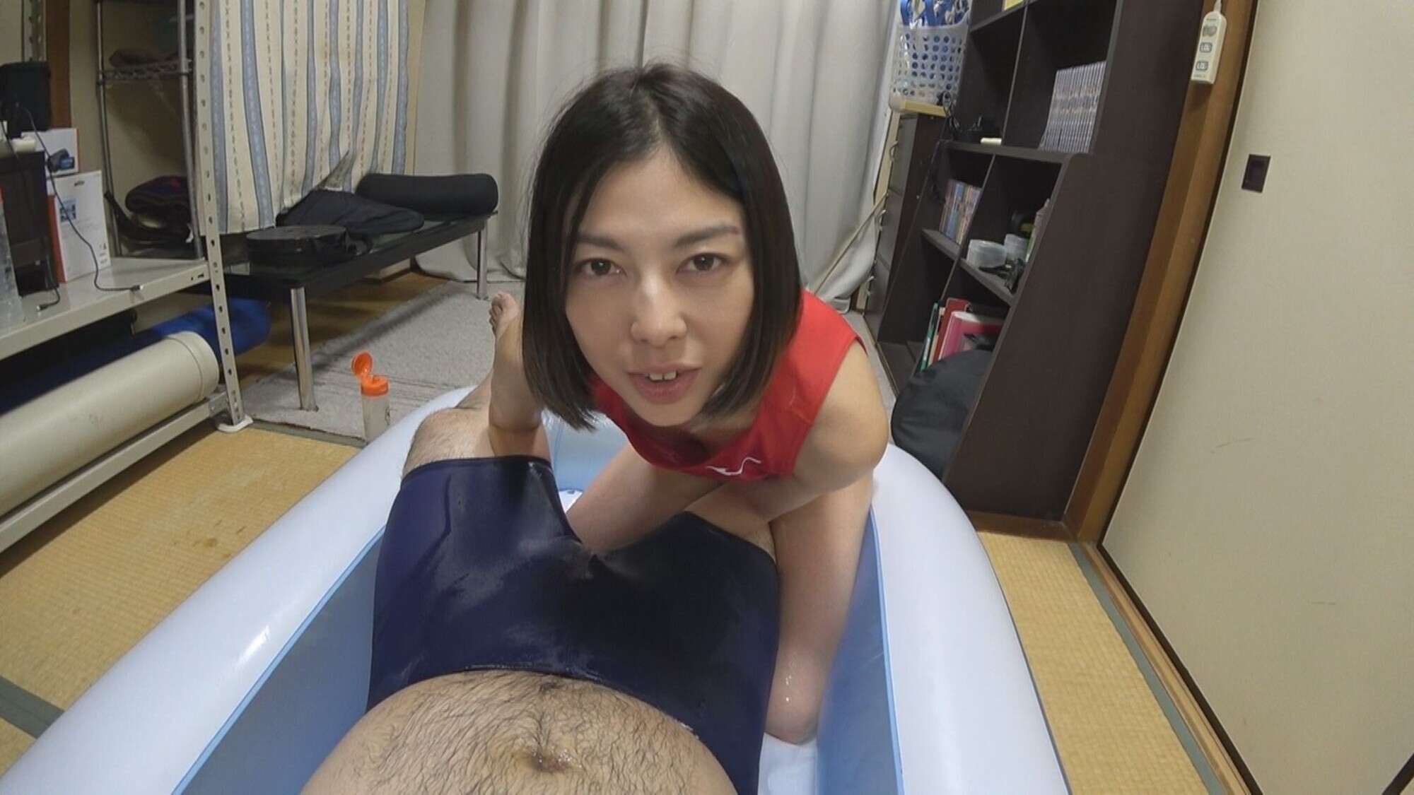 卯水咲流 神陸上ウェア スポーツ日焼けから筋肉美女アスリートの秘部を隠してきたウェアを巨乳や美乳パイパンや剛毛娘に着せジョリワキやハミ毛を堪能。陸上ユニホーム女子の太腿やお尻や着衣放尿まで！！身体にフィットするウェアのキワキワを超接写＆完全着衣でハメ撮り 画像14