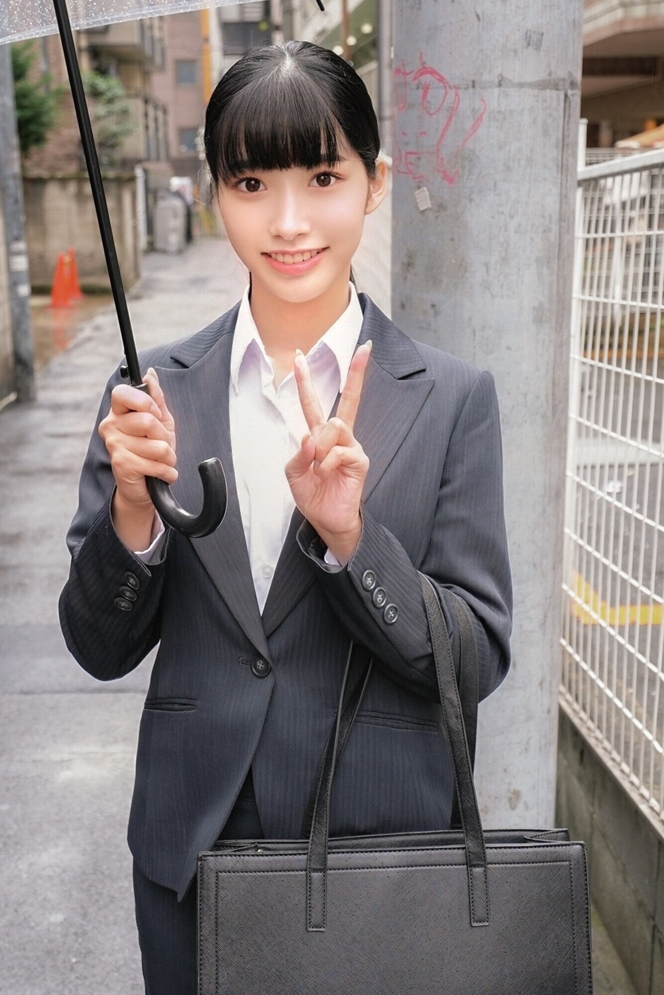 就職活動中の女子大生の皆さん!「早漏に悩む童貞君の暴発改善のお手伝いしてくれませんか?」就活に励む真面目でカワイイJDが早漏すぎる童貞君にムラムラ膣キュンしちゃって生中出し筆おろしSPECIAL! あいり はな 画像2