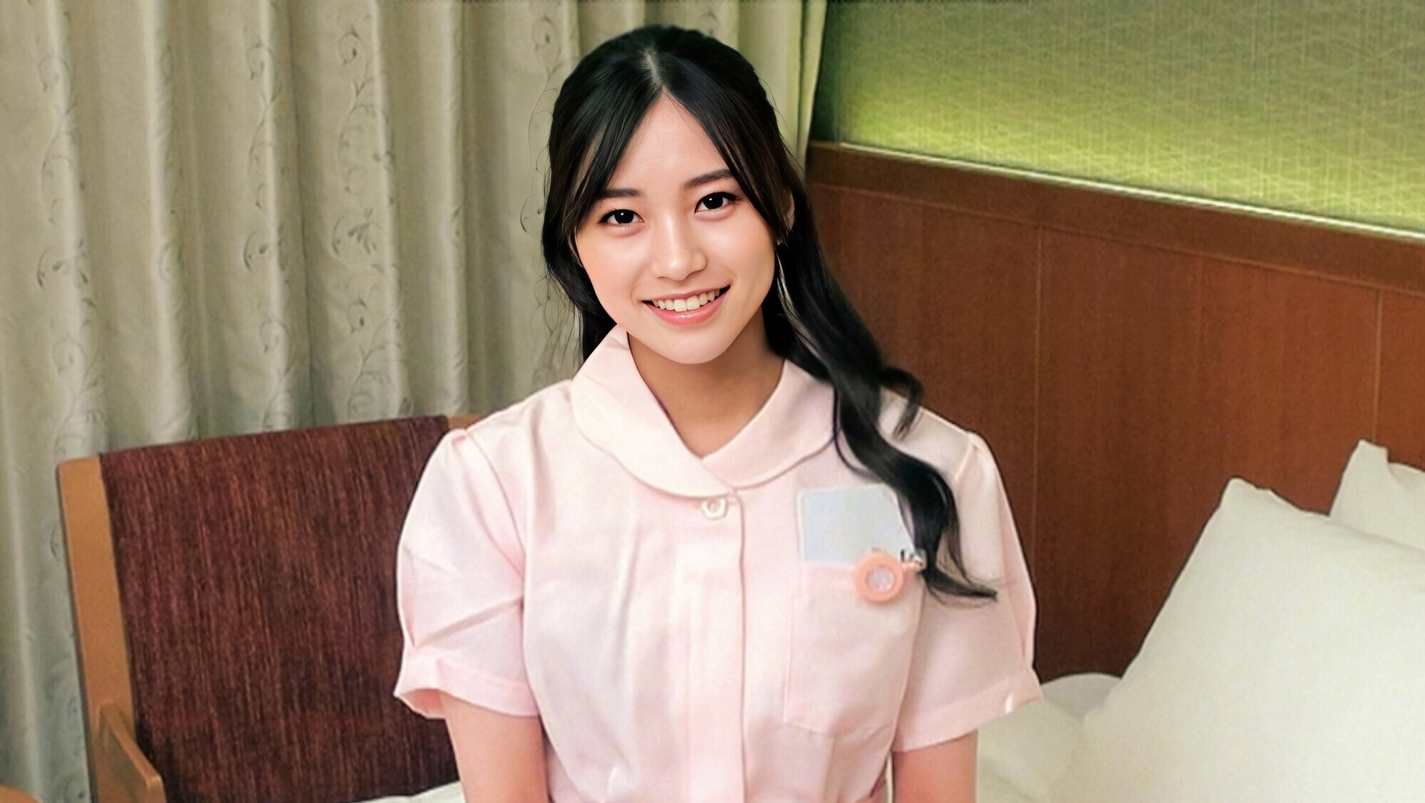 とっても優しい天使みたいなナースさんに包茎インポ童貞3重苦男子のオナニーの介抱してもらいました!!かわいすぎる裸体にズル剥けフル勃起したち●ぽを白衣の奥にズブリ!金玉空になるまで何度も中に出しました!経験少なめ照れ屋ナース編 ゆずかさん ゆうさん 2枚目