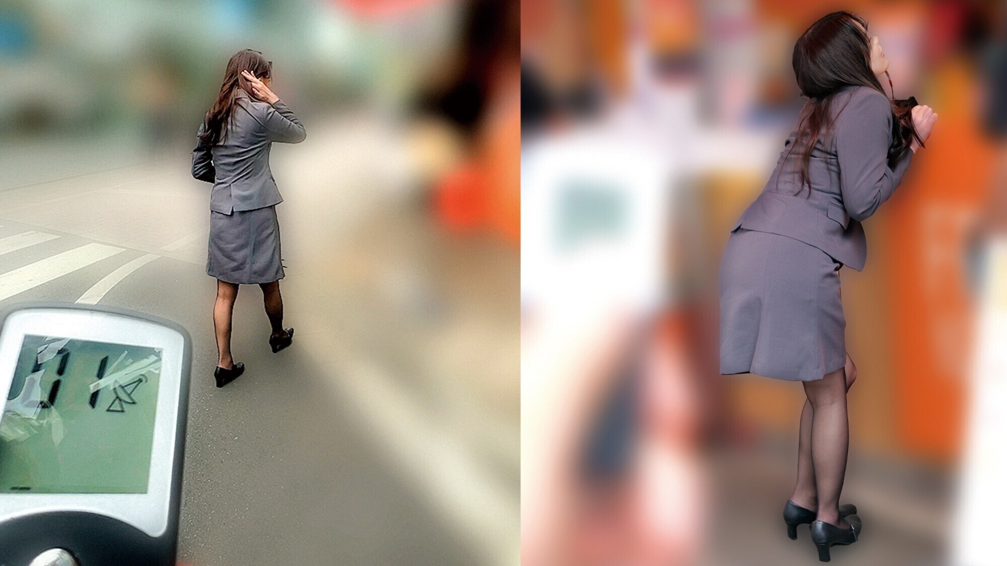 リモコンバイブお散歩 人混みの中でビクビク絶頂数十回 なみさん（28才）／るいささん（28才） 画像7