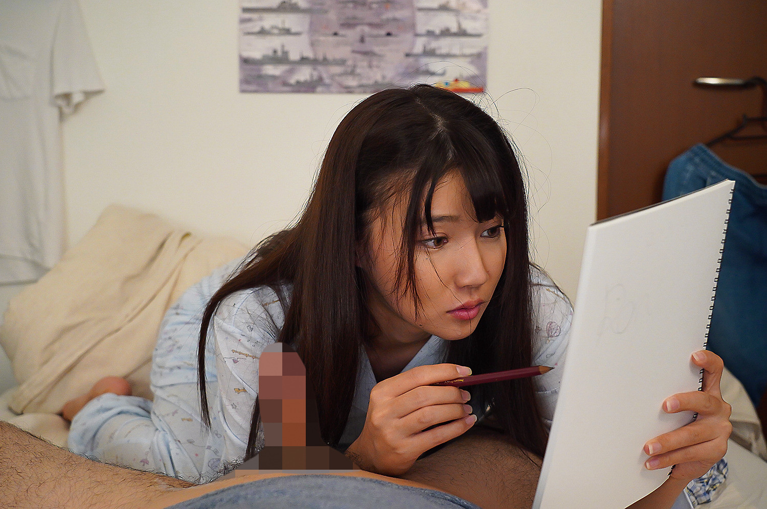 美大生の巨乳娘 お父さんにヌードモデルをお願いしたら興奮して中出しされました。 詩音乃らん 画像7