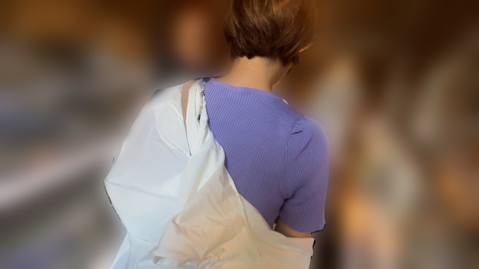 街角で声をかけてパンツの染みを見せてもらう アパレル店員 さつきちゃん 画像1