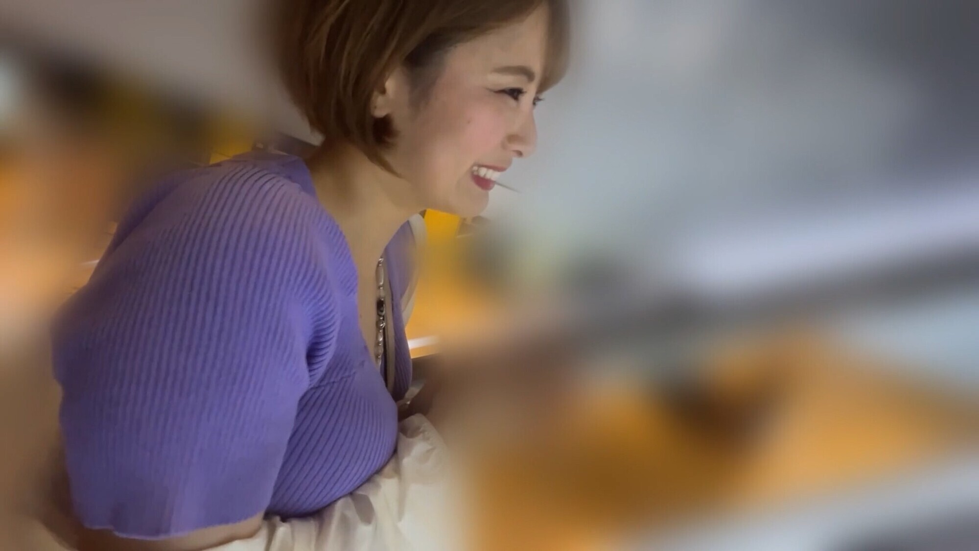 街角で声をかけてパンツの染みを見せてもらう アパレル店員 さつきちゃん 画像3
